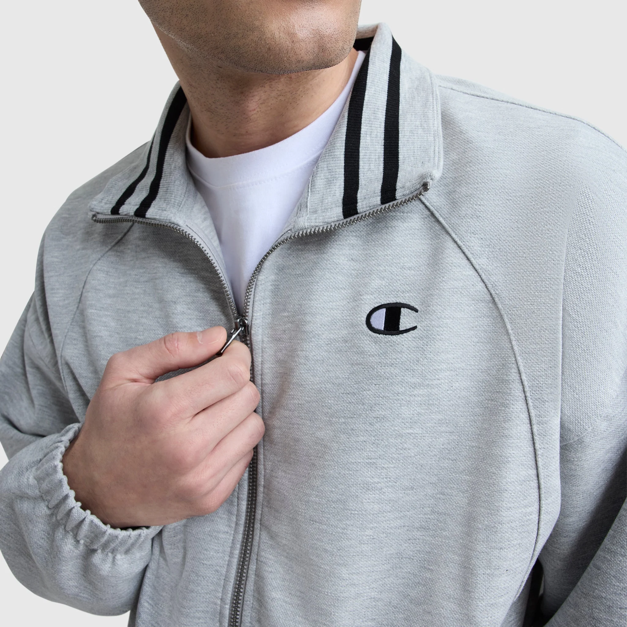 Gameday Full Zip Mock Neck, C Logo