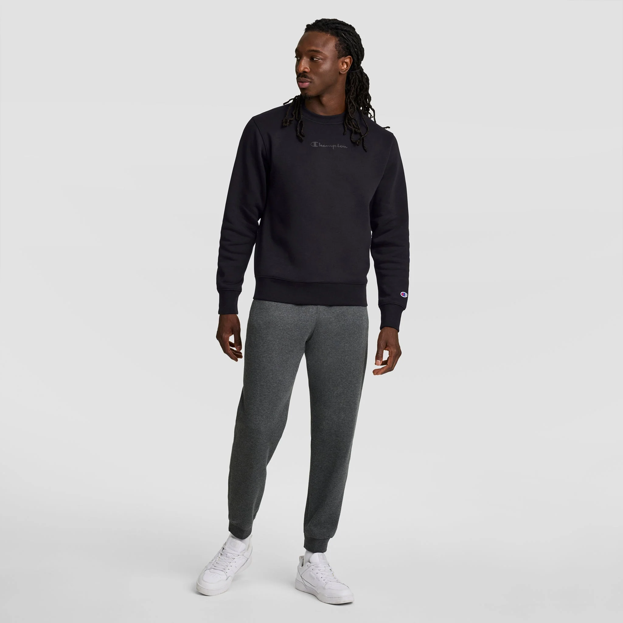 Powerblend Crewneck Sweatshirt, Tonal Script Logo