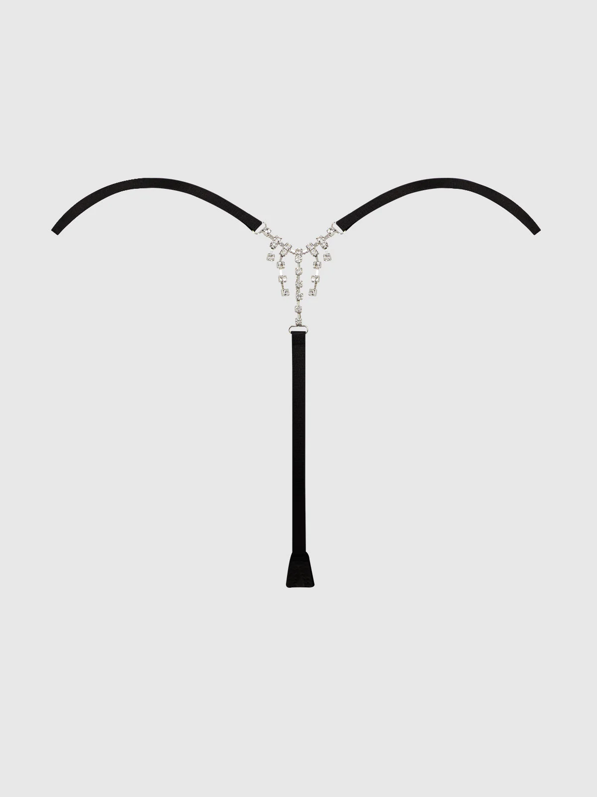 Petra Slider Side Rhinestone Back Satin Mini G-String
