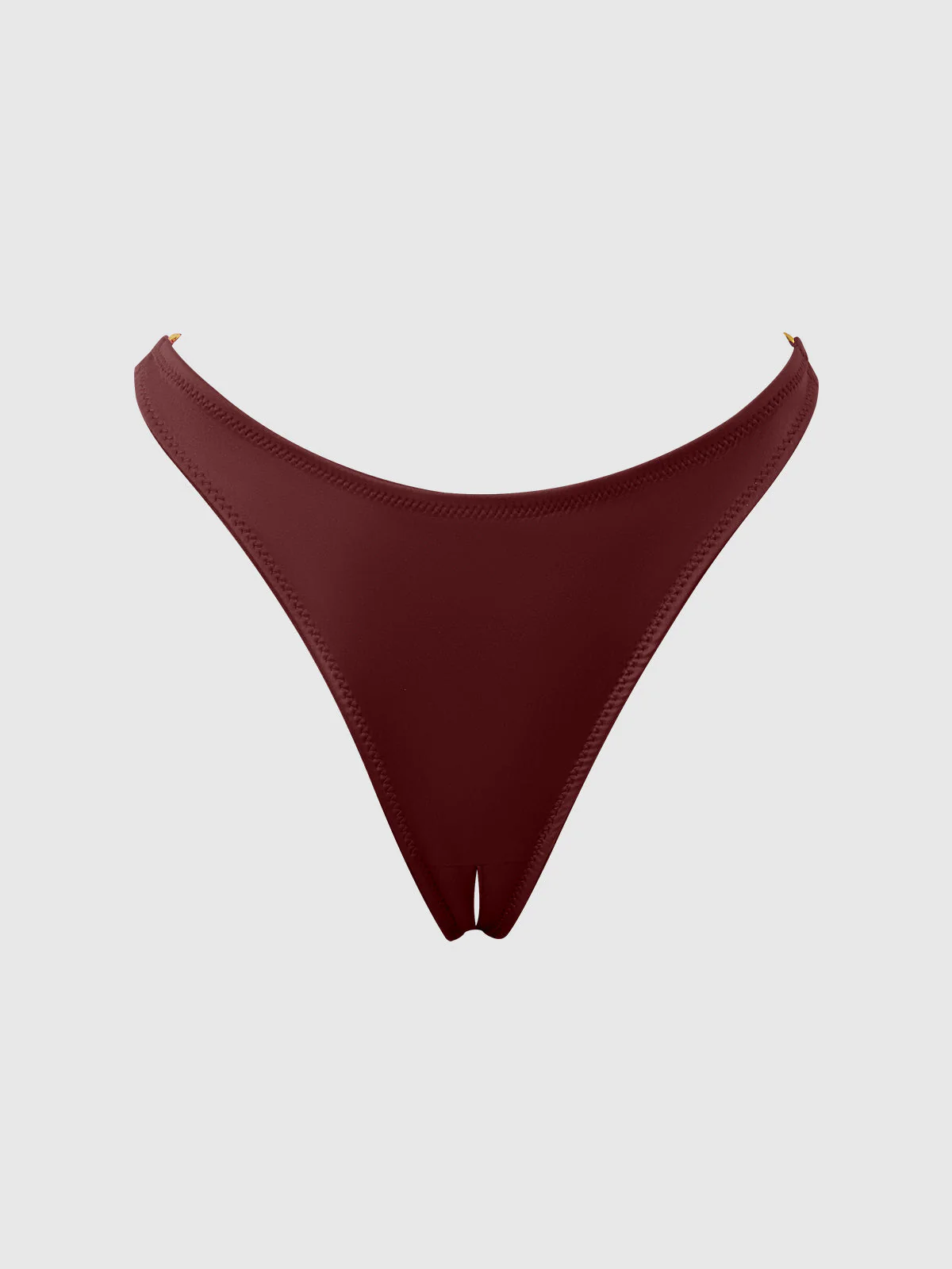 Petra Crotchless Satin Tanga