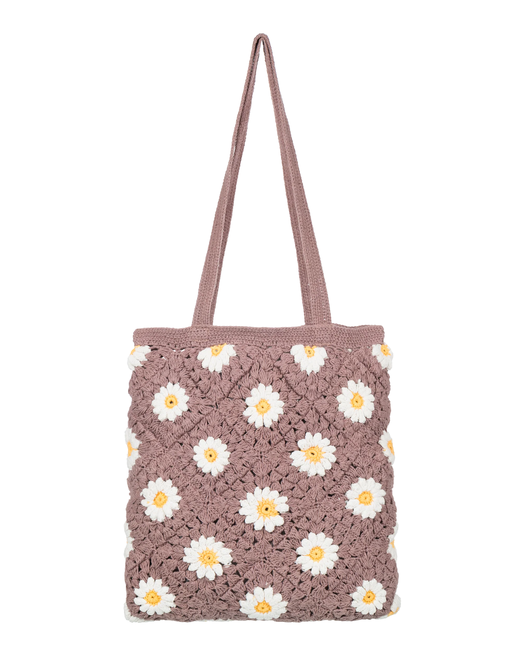 Wandering Beach Crochet Tote Bag