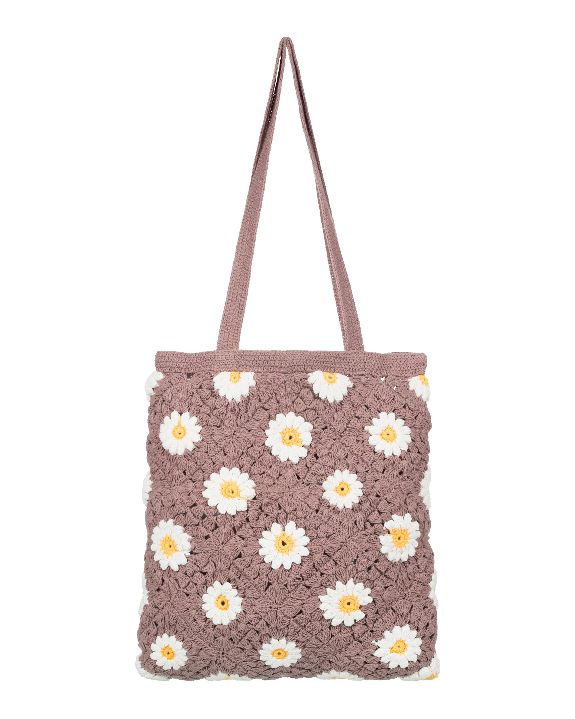 Wandering Beach Crochet Tote Bag