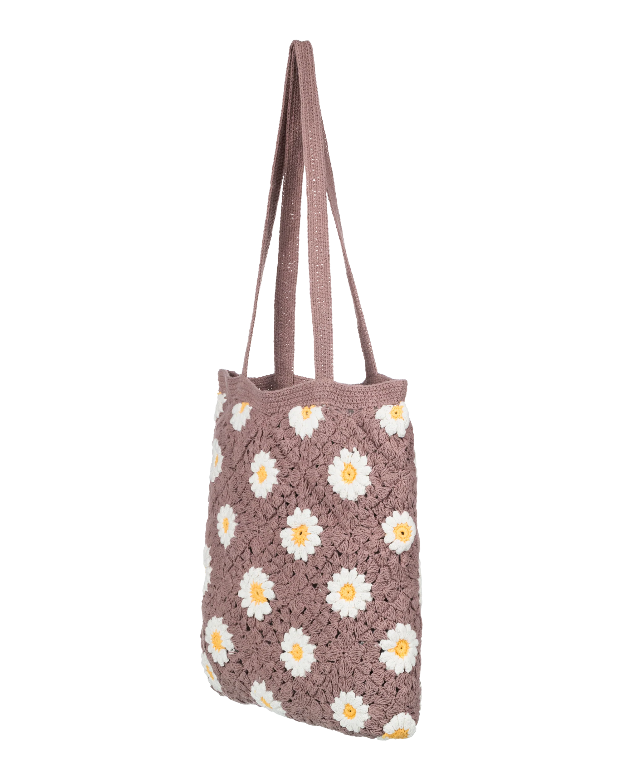 Wandering Beach Crochet Tote Bag