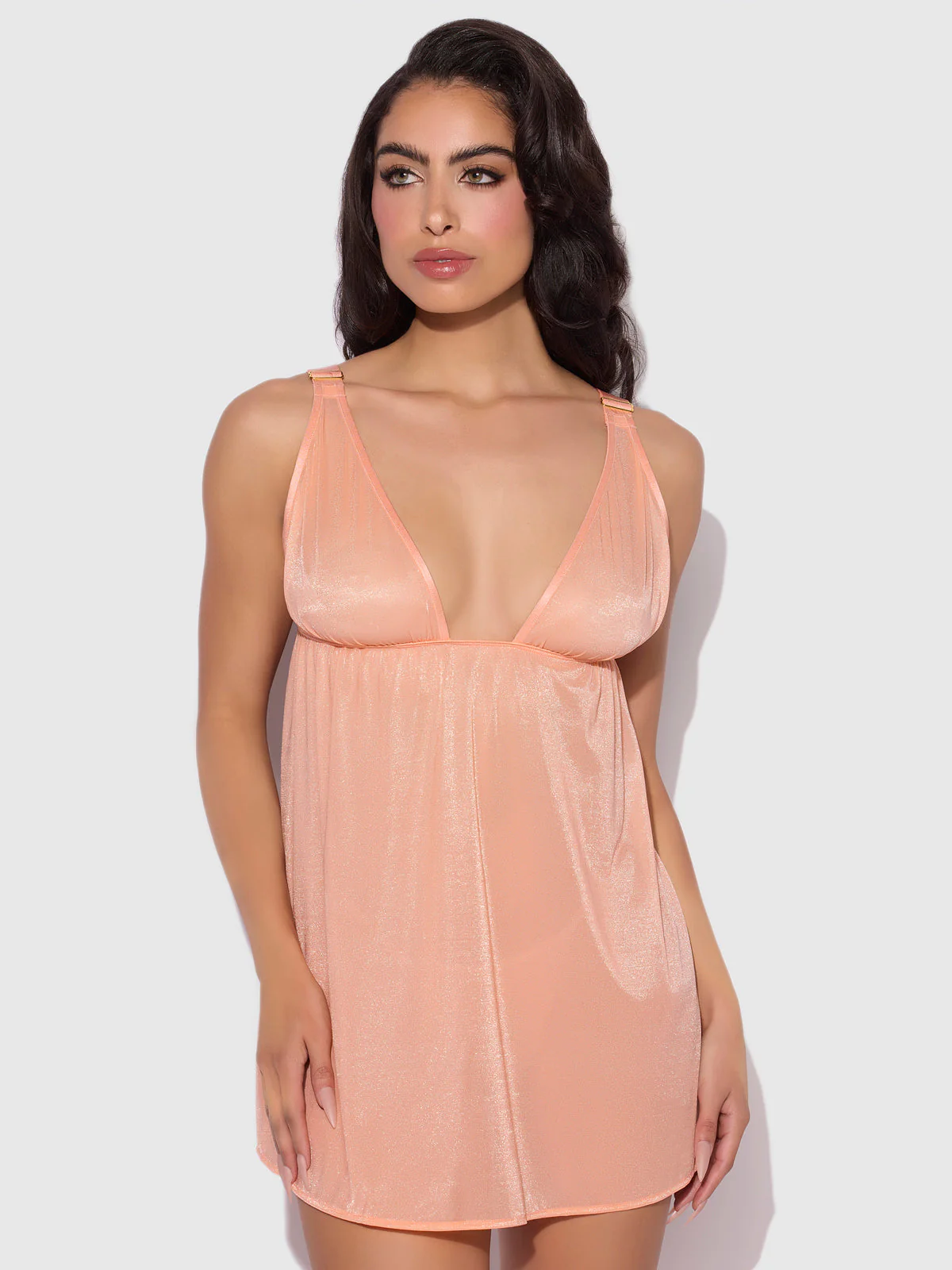 12263-pia-unlined-soft-cup-mesh-babydoll-3.webp Pia Unlined Soft Cup Mesh Babydoll