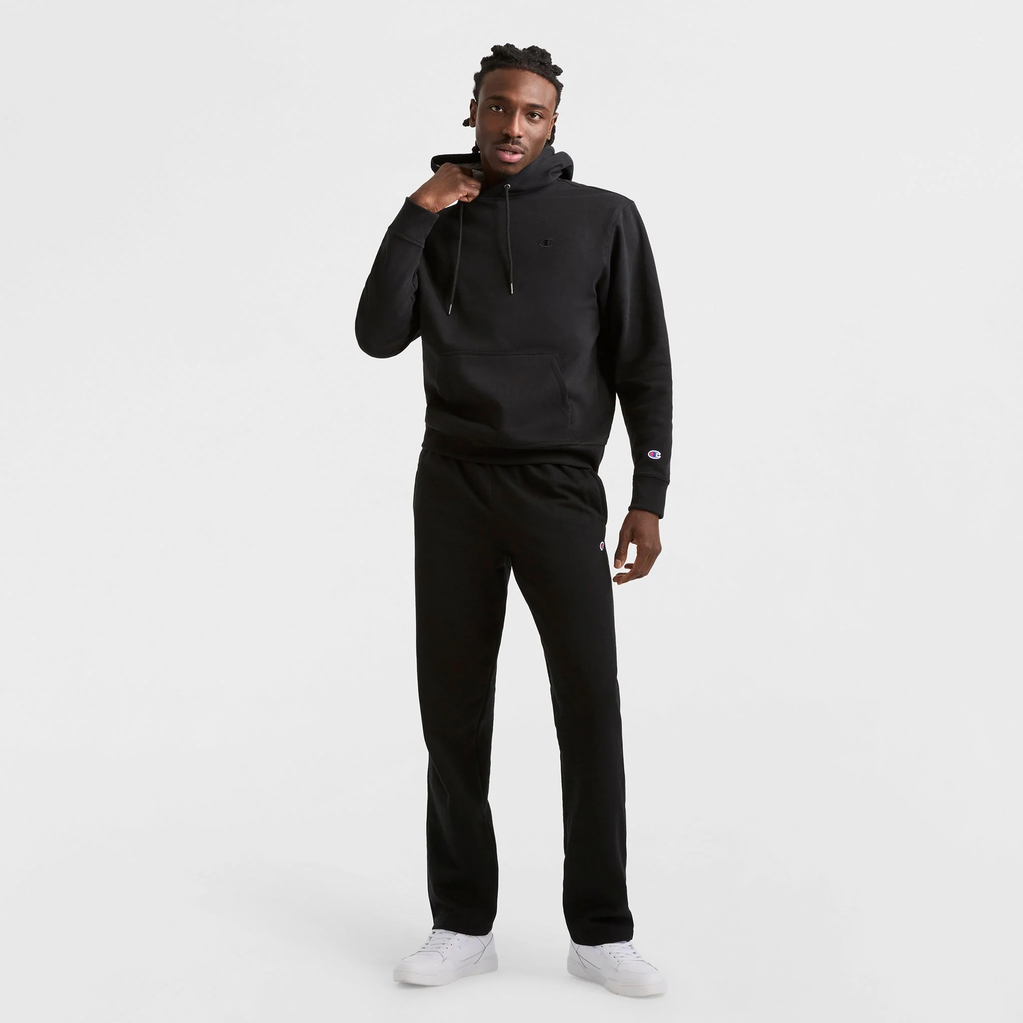 Powerblend Sweatpants, Open Hem, C Logo