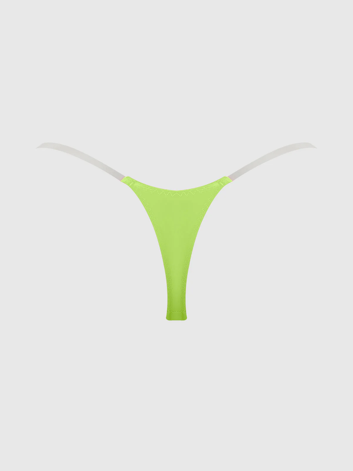 Petra Clear Side Slider Satin Thong