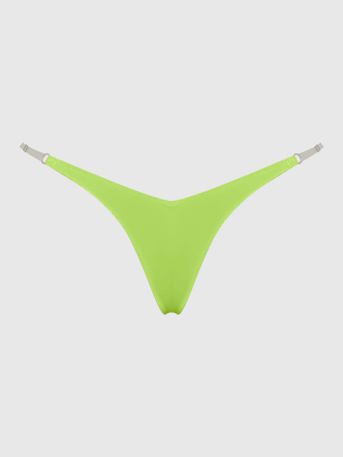 Petra Clear Side Slider Satin Thong