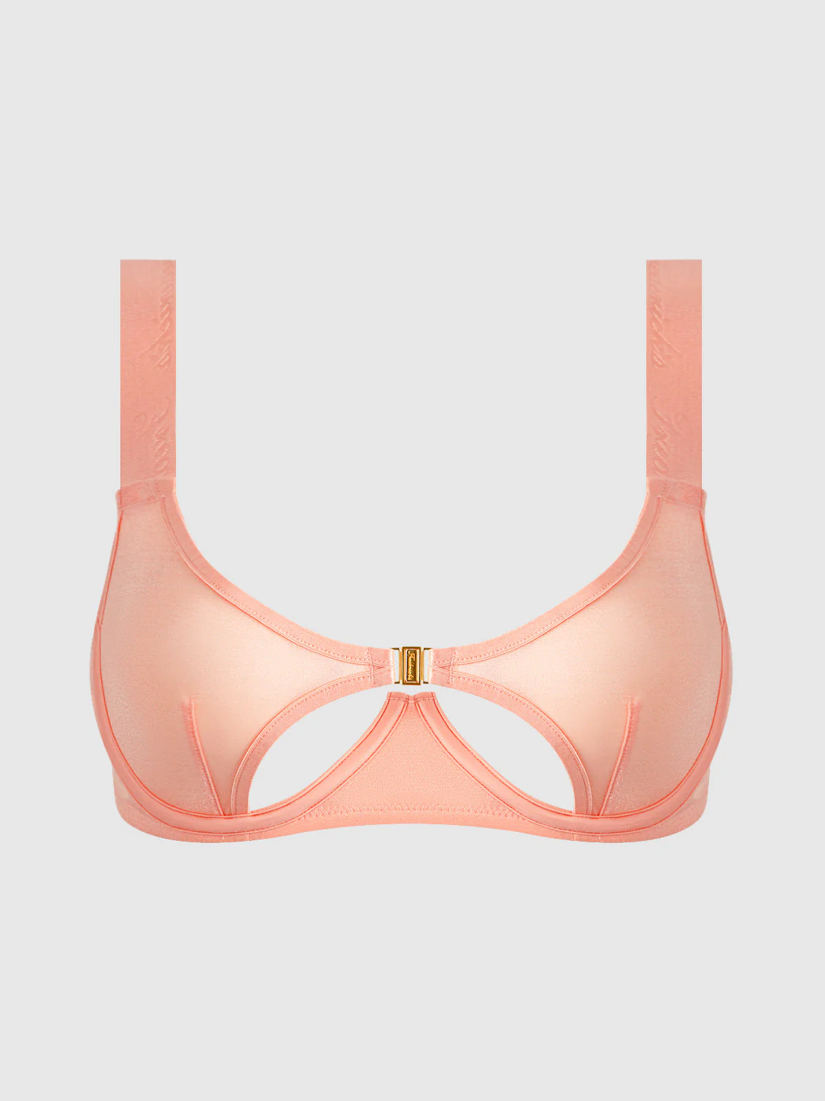 Pia Unlined Cutout Mesh Bra