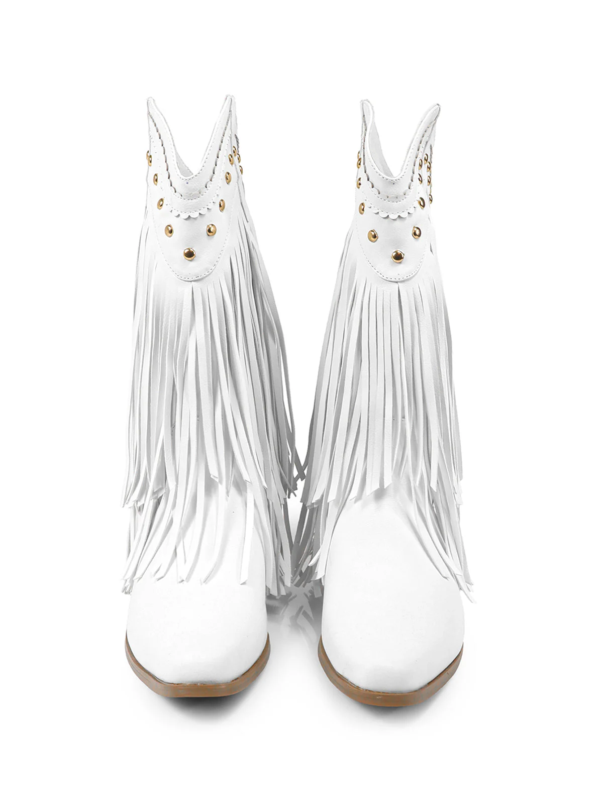 Lizzy Stud Fringe Bootie
