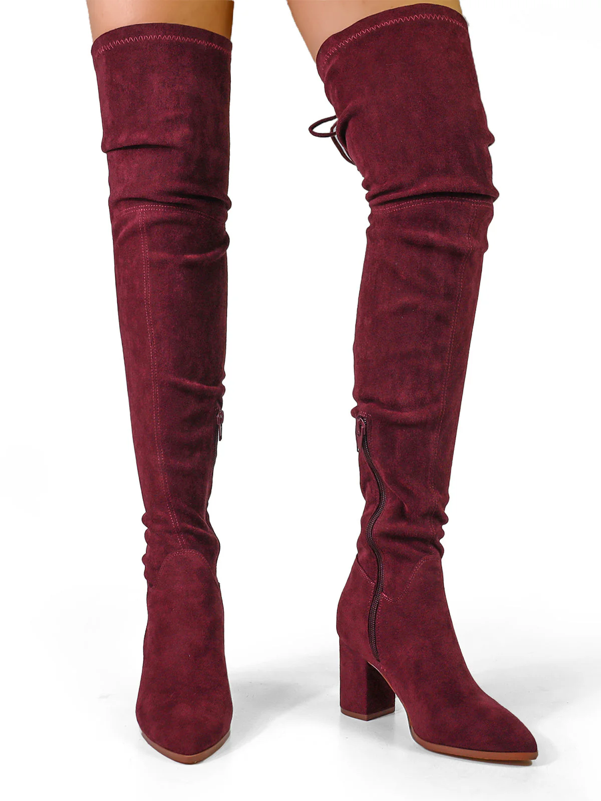 Becky Stretchy Thigh High Boots