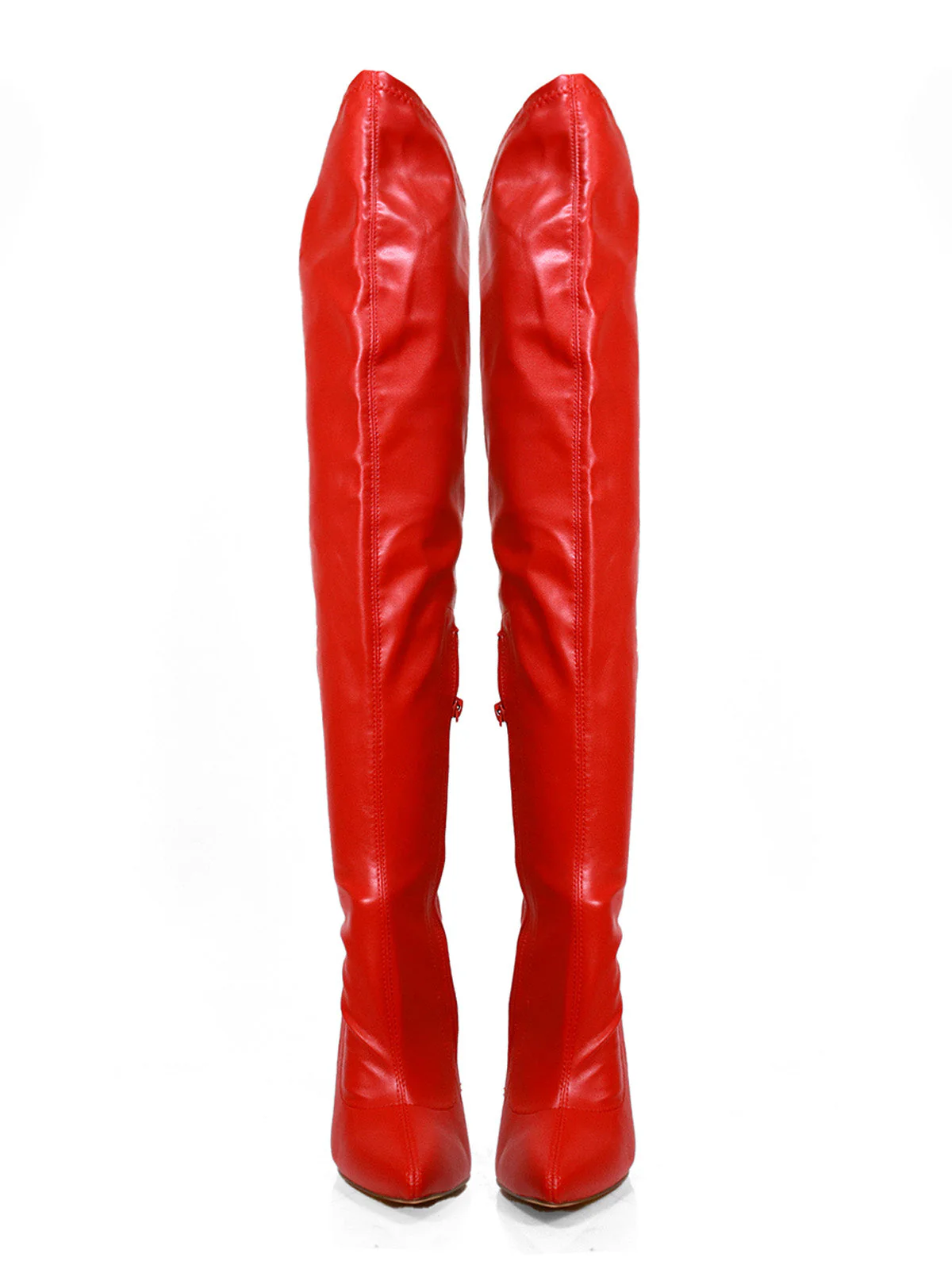 Gisele Stretchy Overknee Heeled Boots