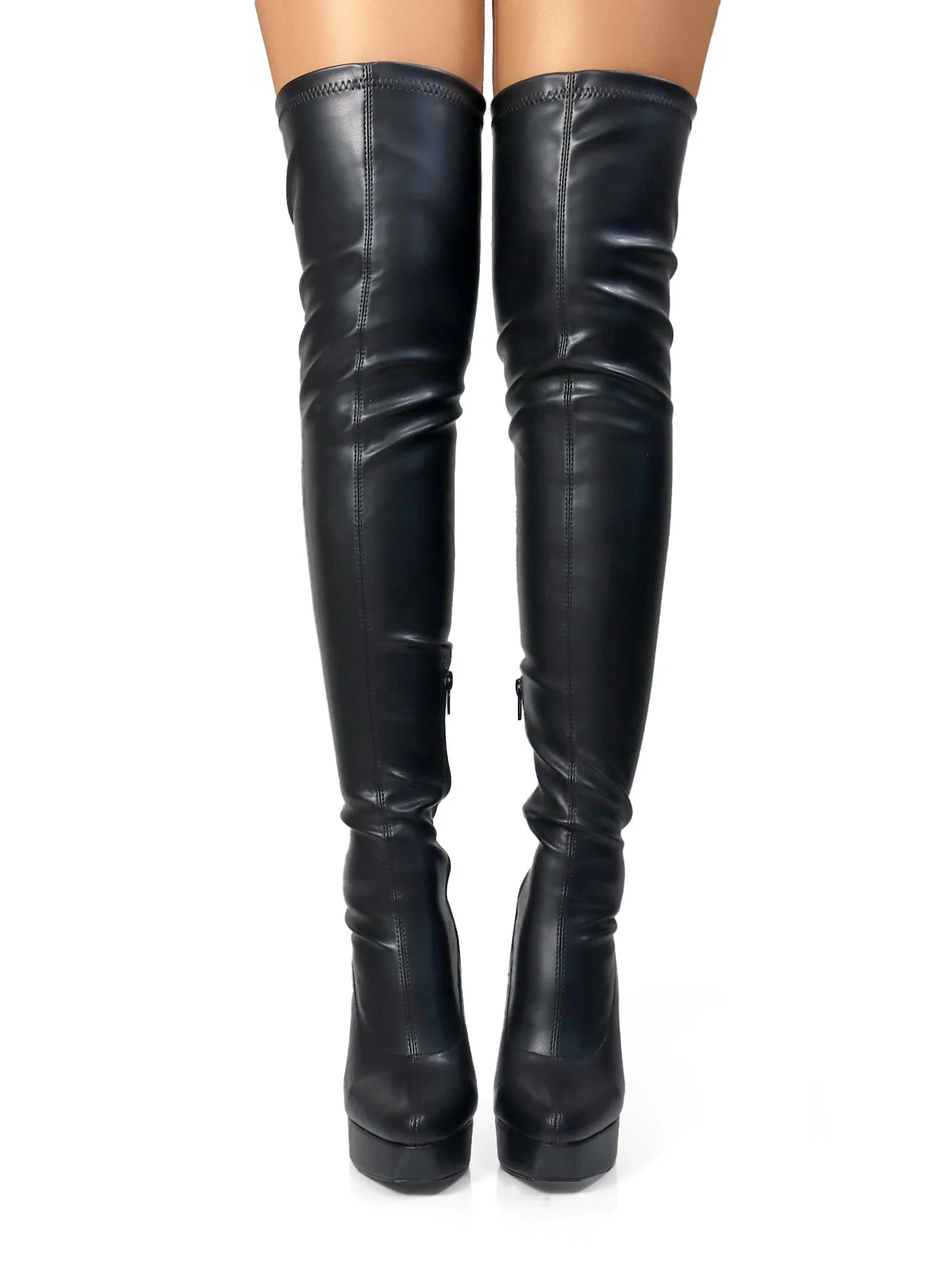 Jadore Stretchy Thigh High Boots