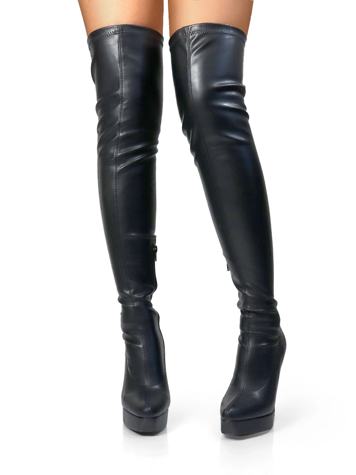 Jadore Stretchy Thigh High Boots
