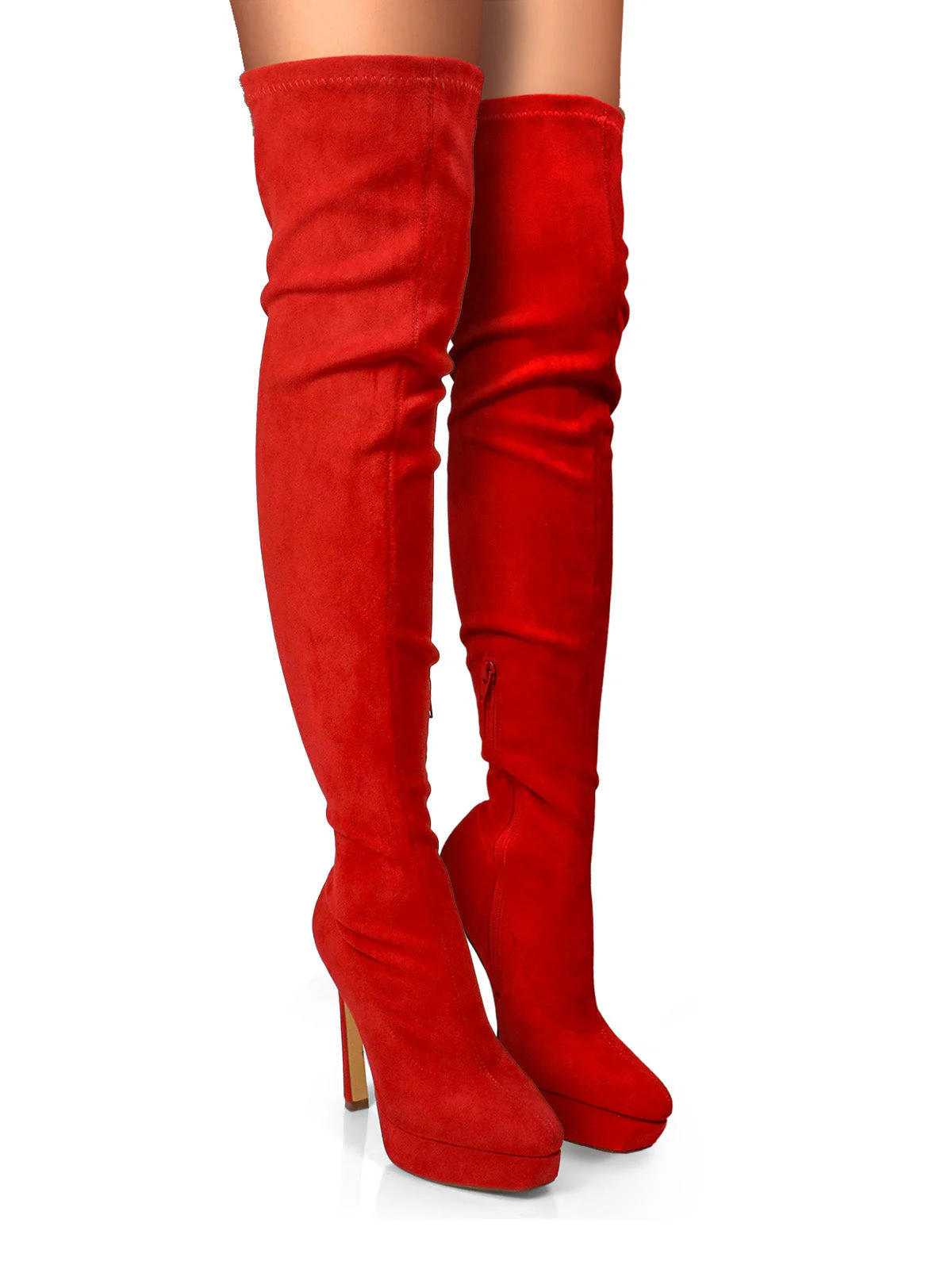 Jadore Stretchy Thigh High Boots