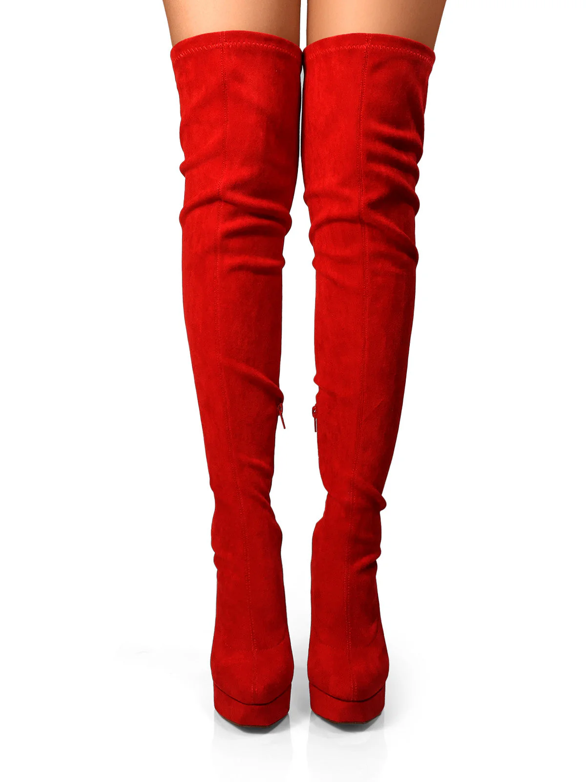 Jadore Stretchy Thigh High Boots