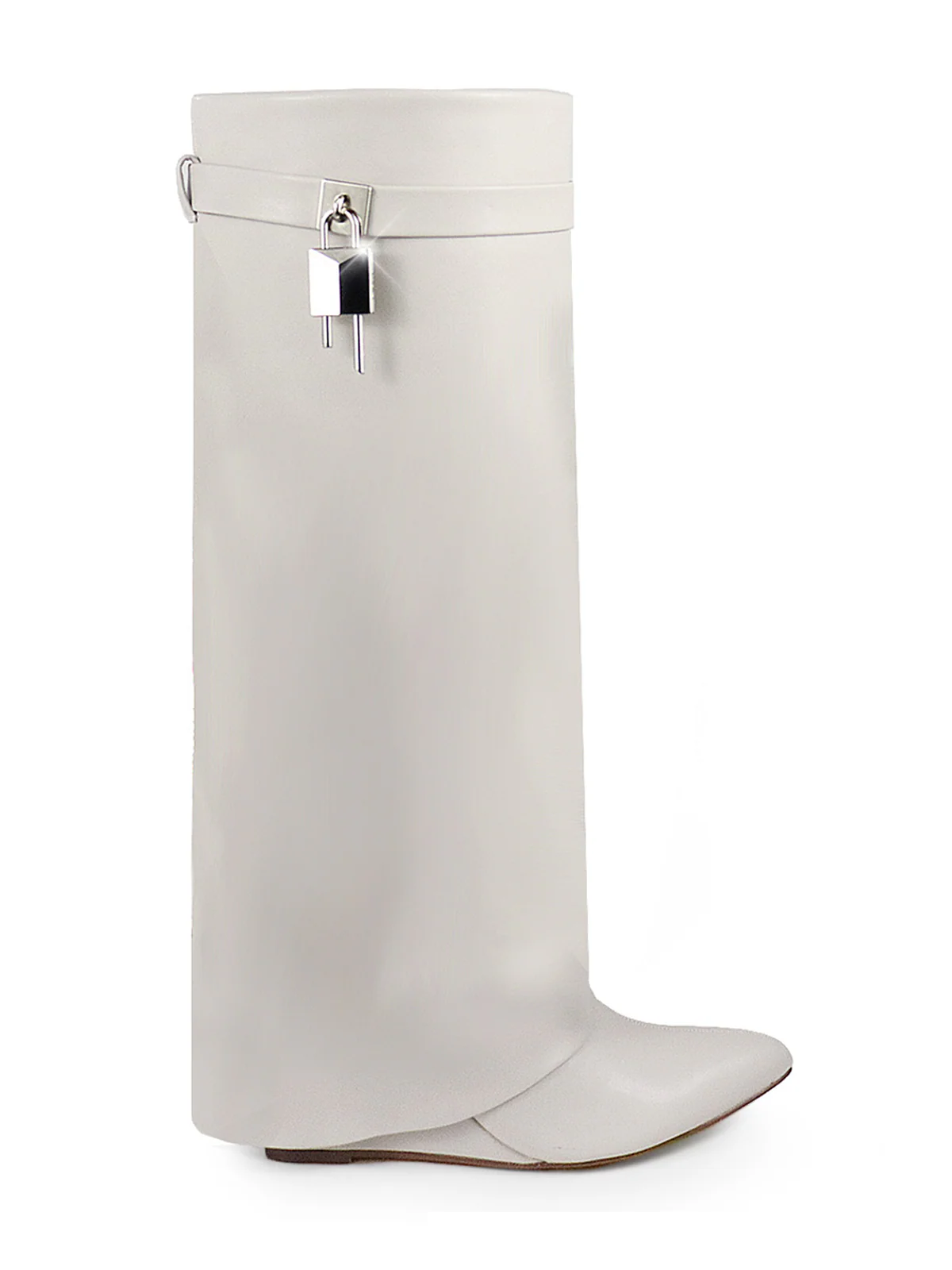 Maria Drape Over Knee Wedge Boots