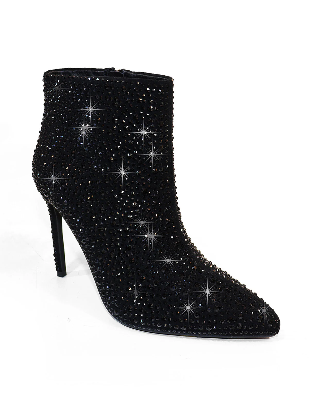 Izara Rhinestone Ankle Boots