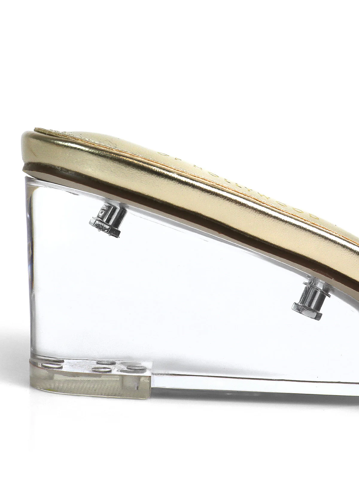 Lora Transparent Mule Wedges