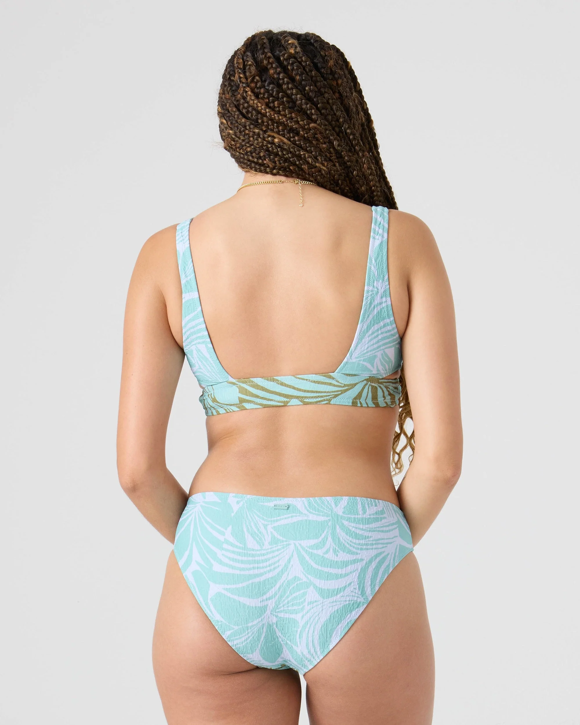 Sea Bloom Cut Out Bralette Bikini Top