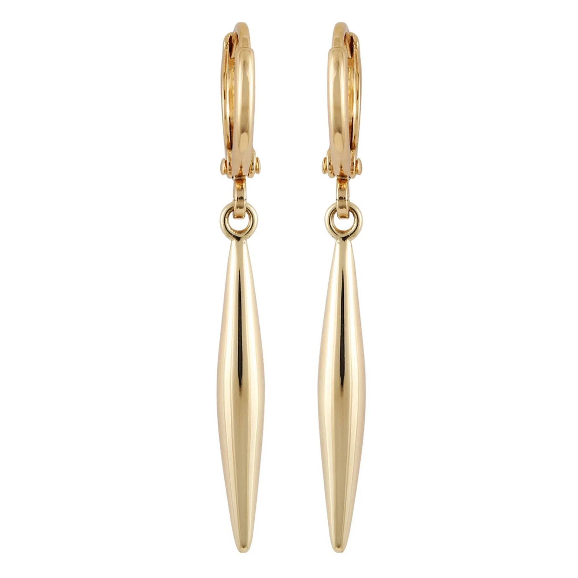 193-goldtone-spear-dangle-huggie-hoop-dangle-drop-earrings-2.webp Goldtone Spear Dangle Huggie Hoop Dangle Drop Earrings