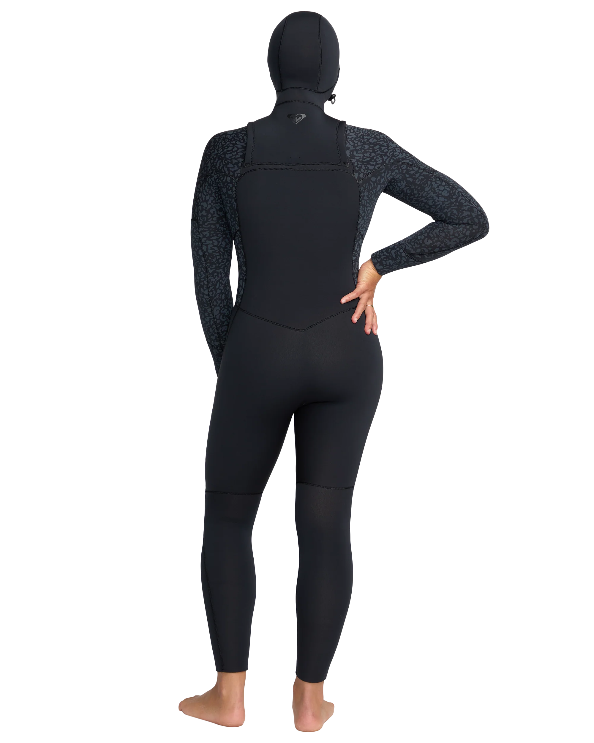 5/4mm Swell Natural Hooded Front Zip Wetsuit