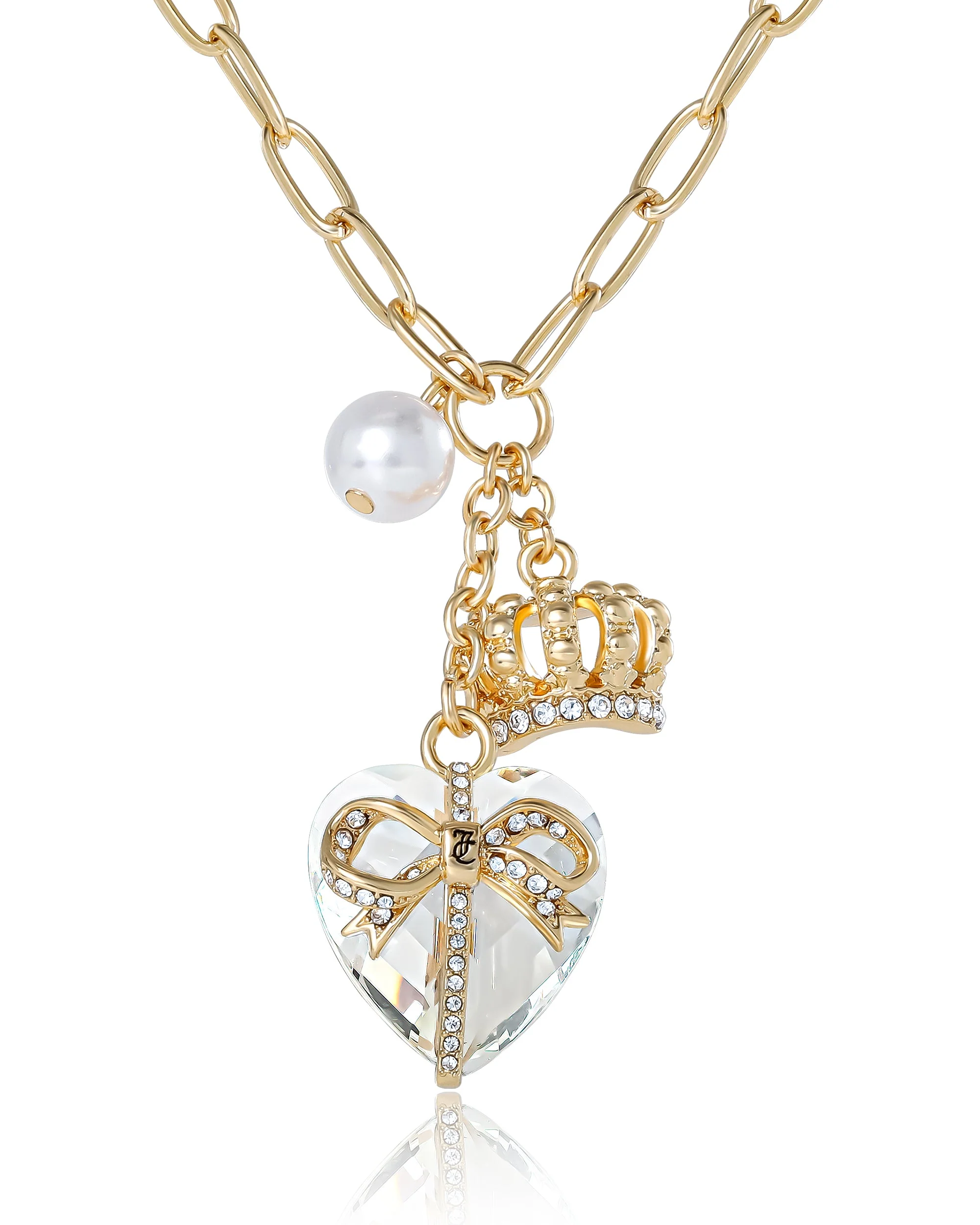 267-heart-crown-pearl-charm-cluster-necklace-1.webp Heart, Crown, Pearl Charm Cluster Necklace