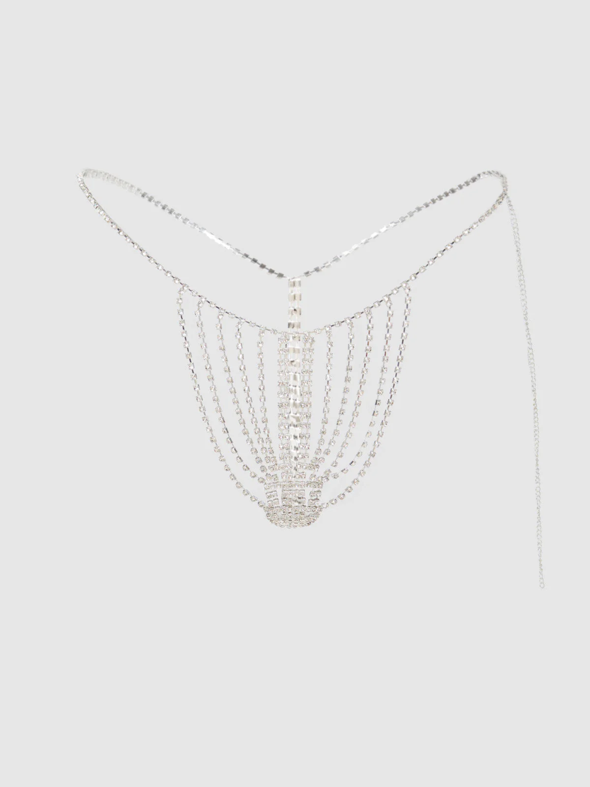 Ziggy Rhinestone Vertical Thong