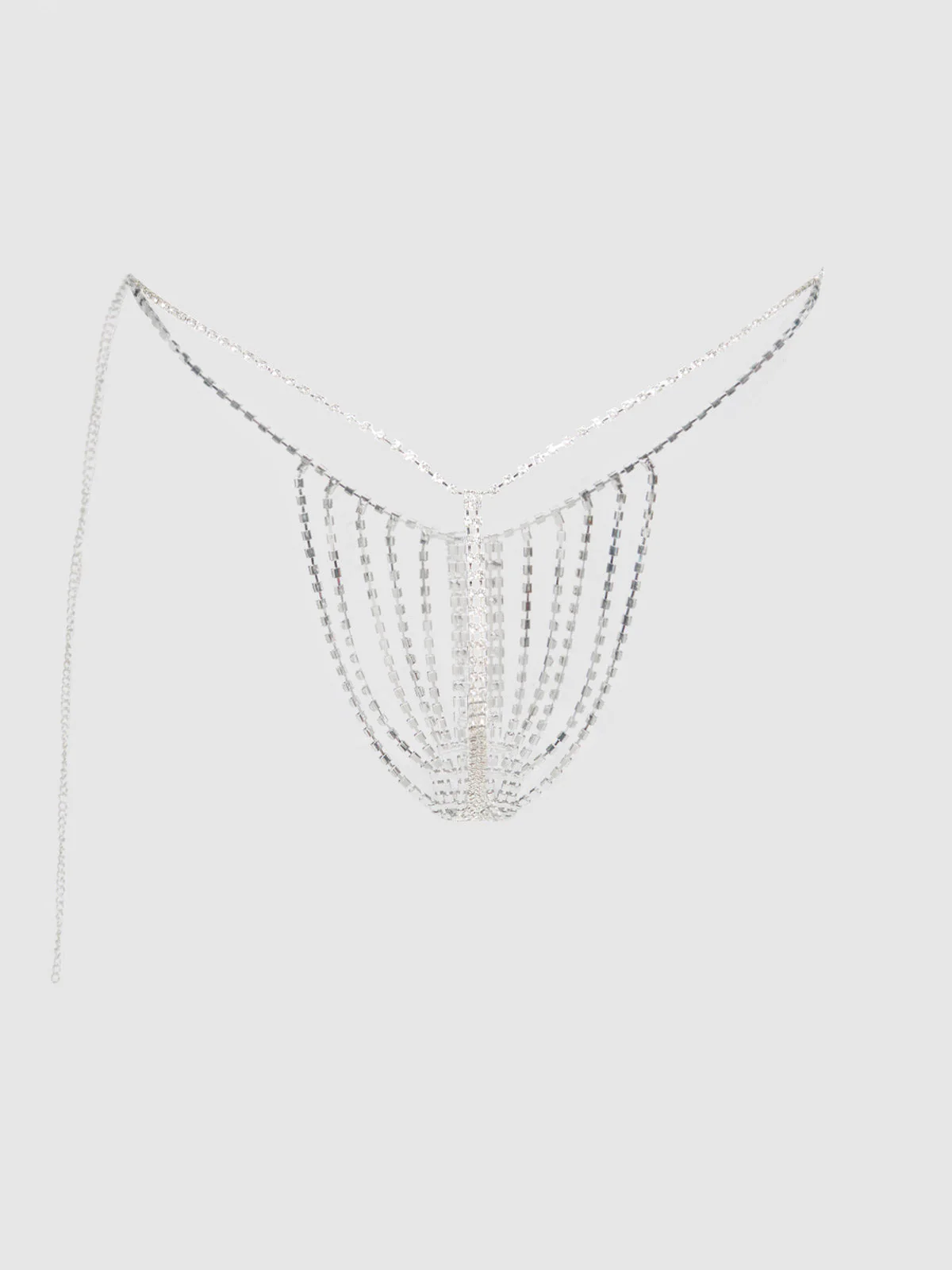 Ziggy Rhinestone Vertical Thong