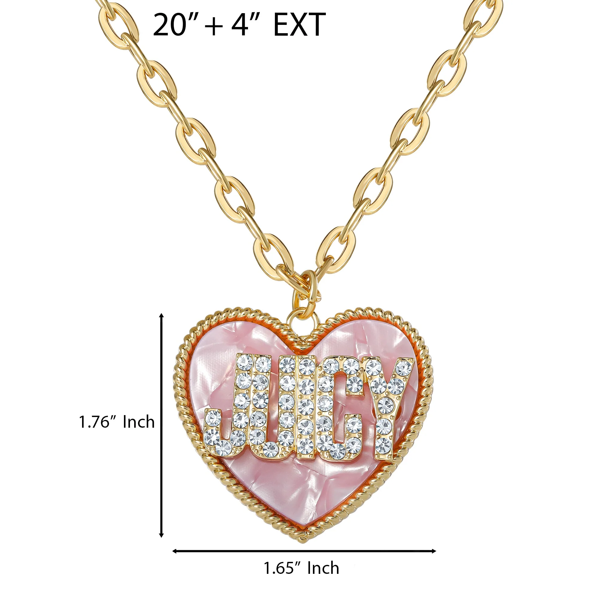JUICY Heart Pendant Necklace