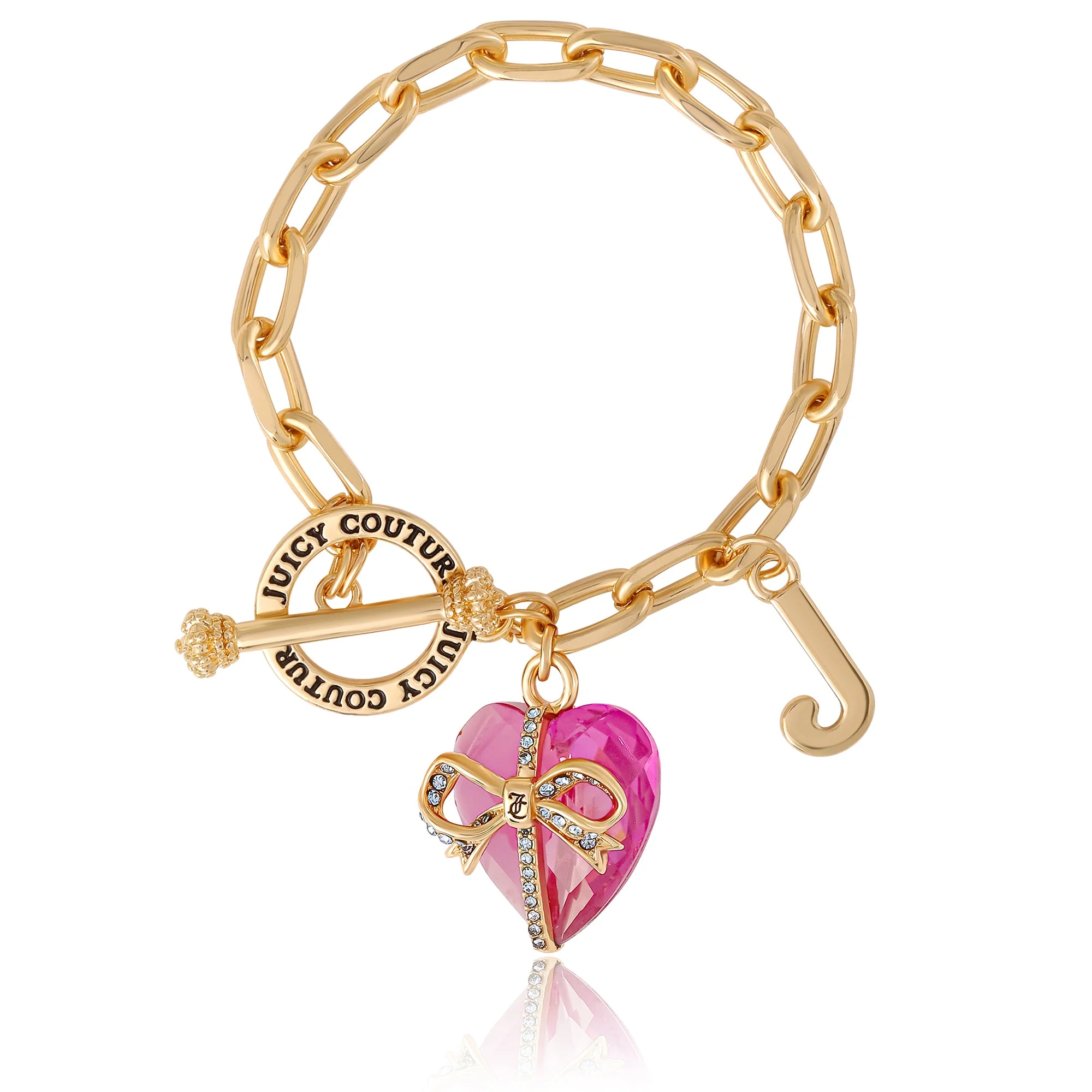 337-heart-stone-j-charm-bracelet-1.webp Heart Stone & J Charm Bracelet