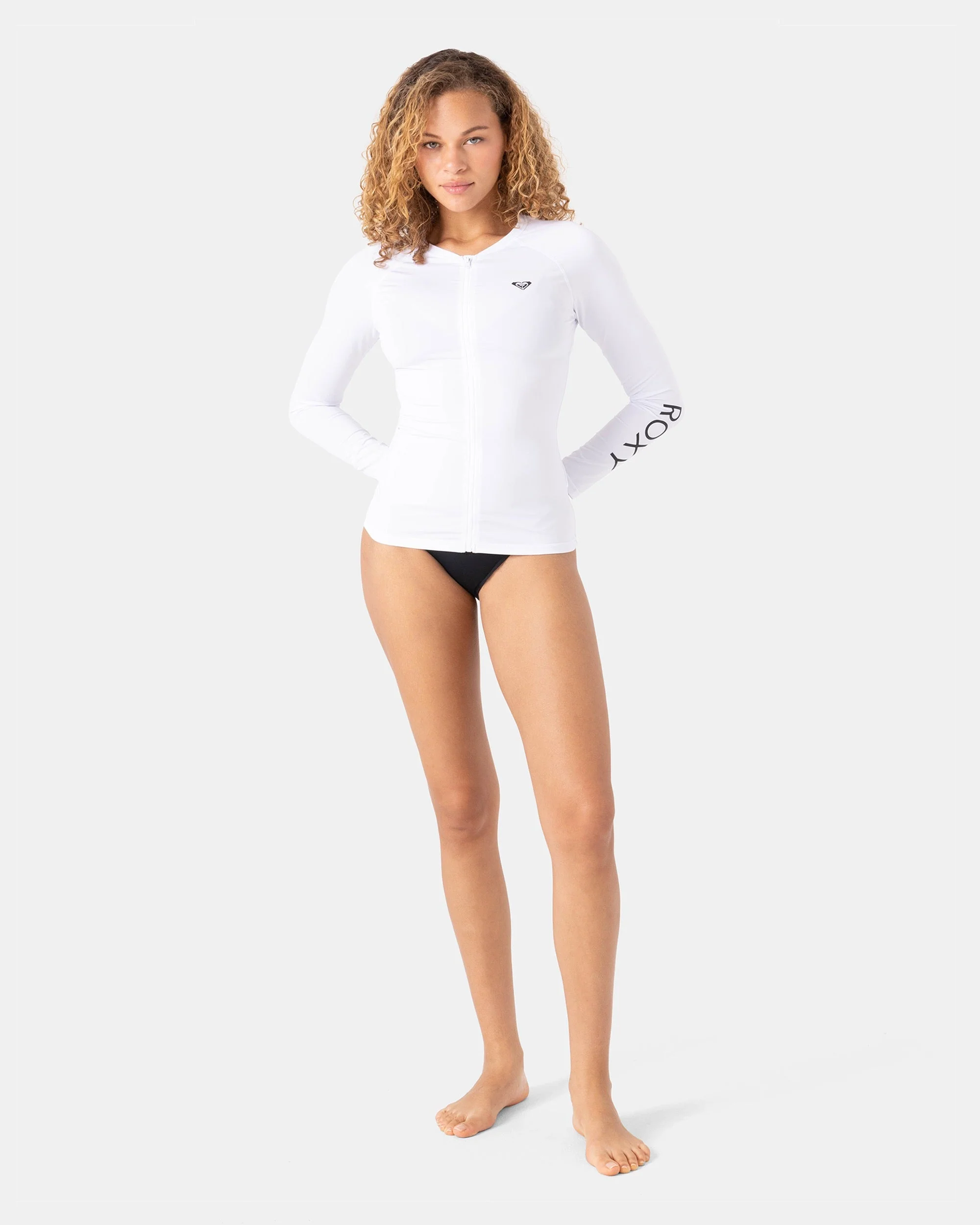 New Essentials Long Sleeve Zip Rashguard