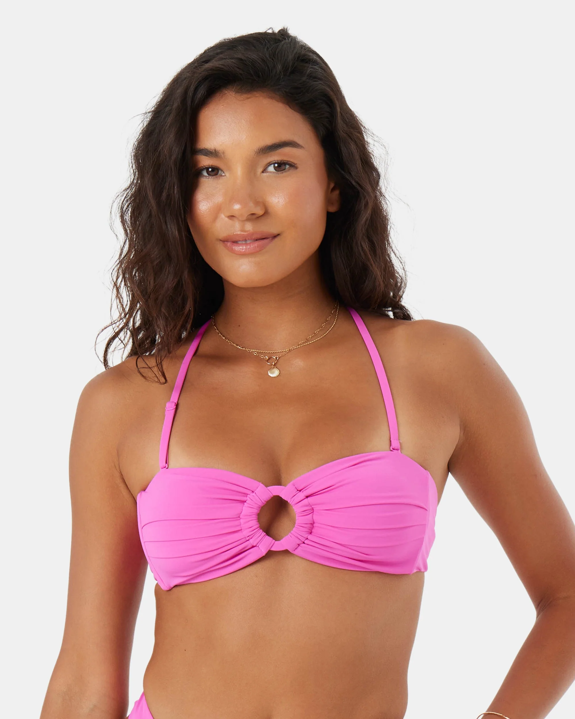 SD Beach Classics Ring Bandeau Bikini Top