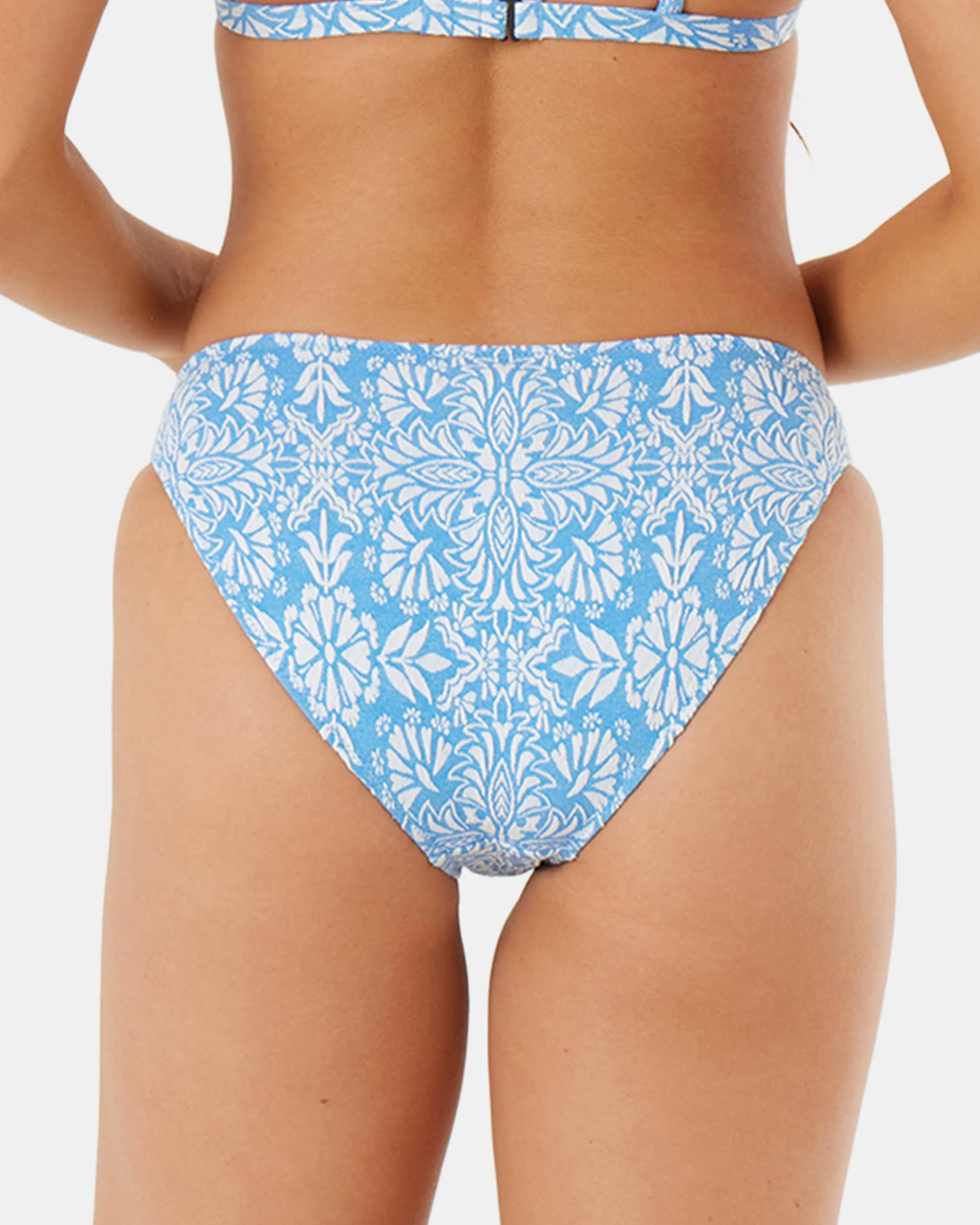 Tile Tranquility Hipster Moderate Bikini Bottom