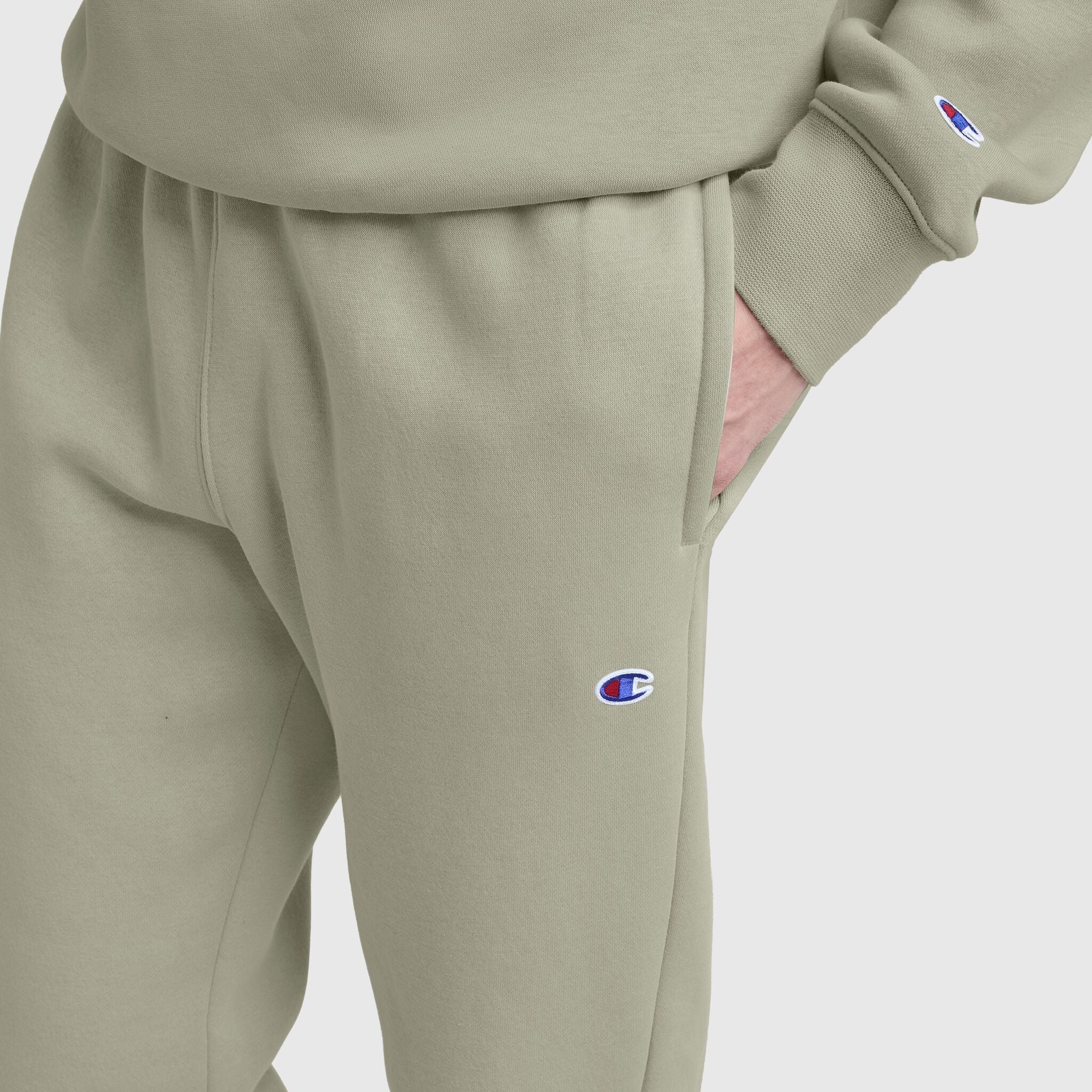 Powerblend Sweatpants, Cinched Bottom, C Logo