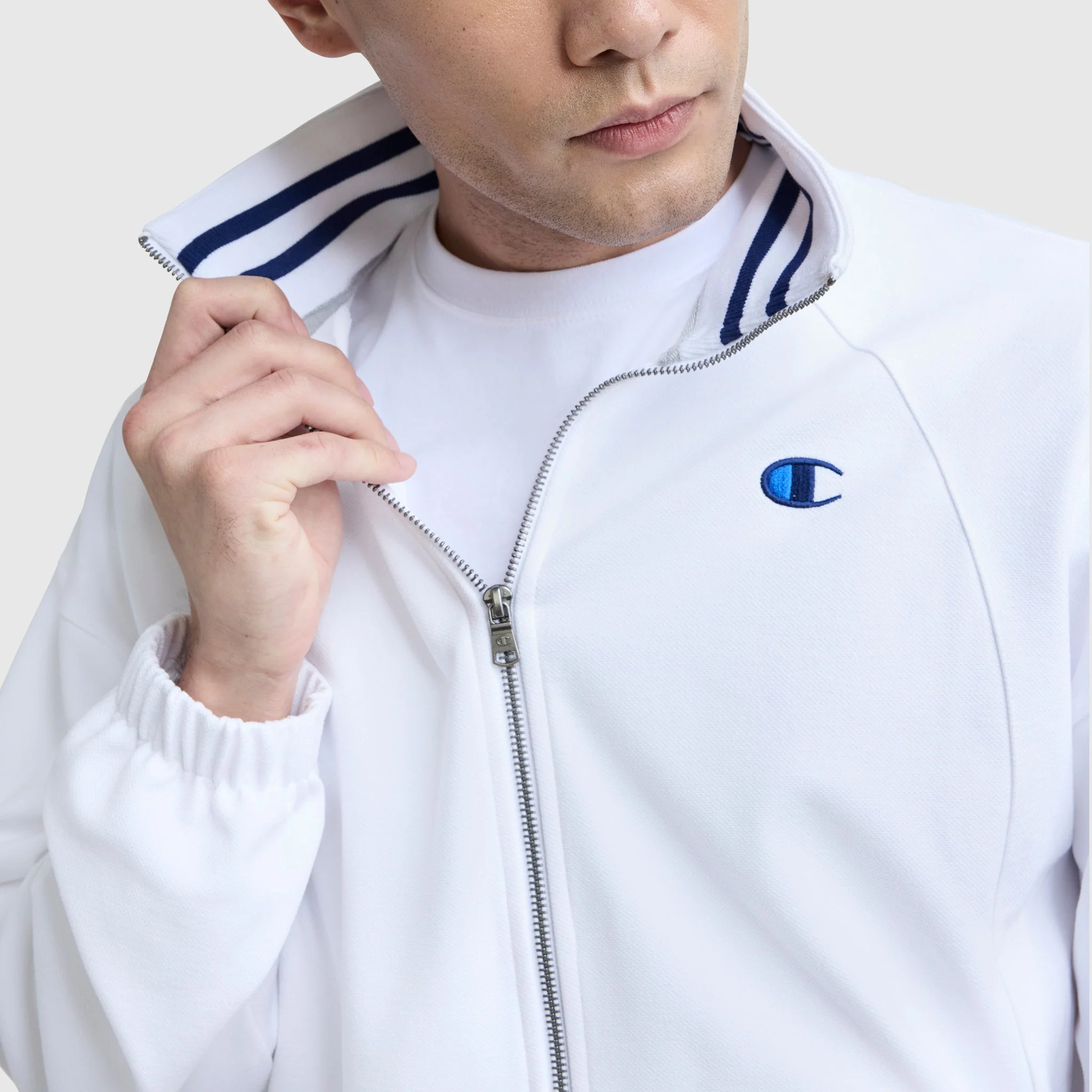 Gameday Full Zip Mock Neck, C Logo