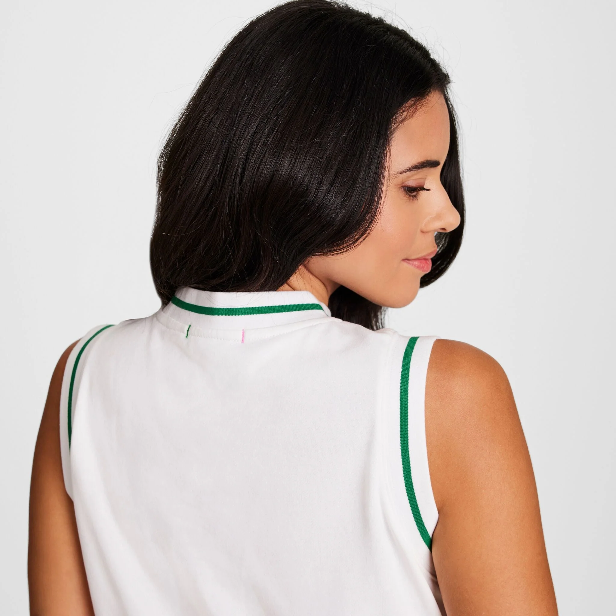 Country Club Sleeveless Top, Embroidered Script Logo