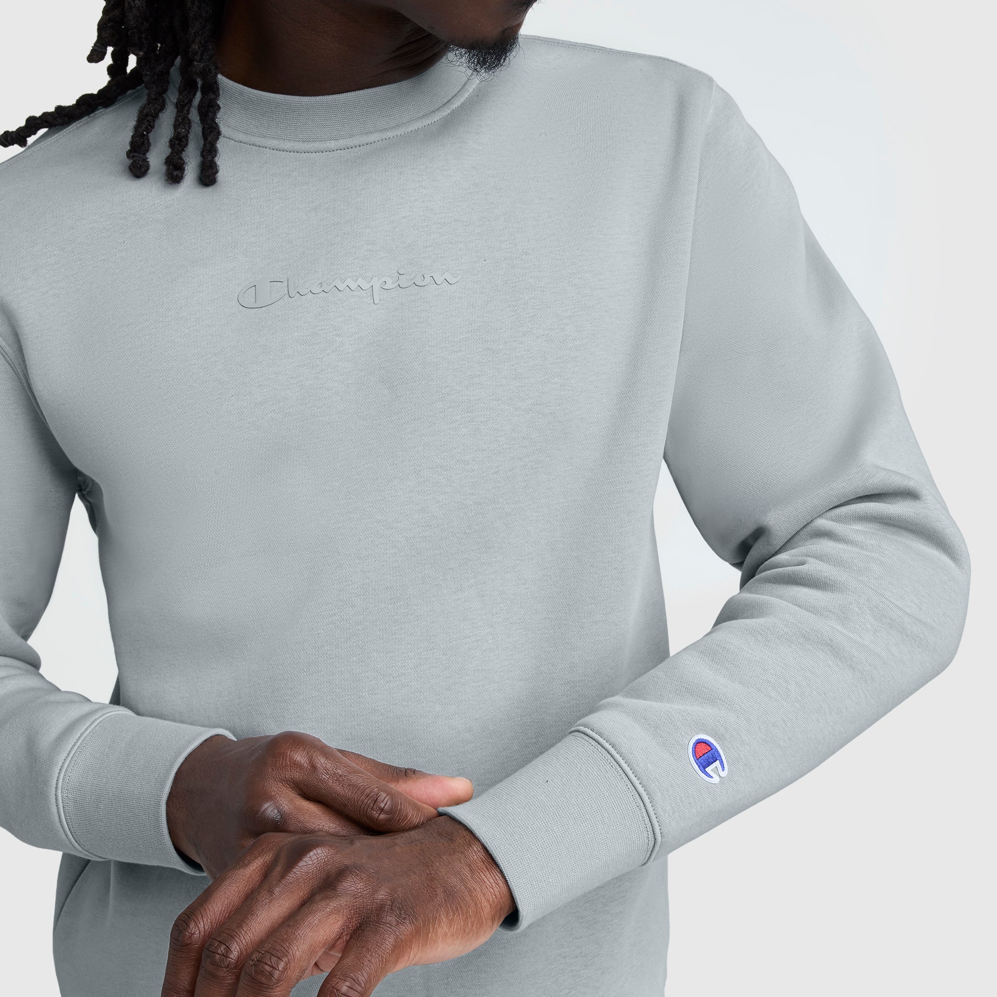 4317-powerblend-crewneck-sweatshirt-tonal-script-logo-4.jpg Powerblend Crewneck Sweatshirt, Tonal Script Logo