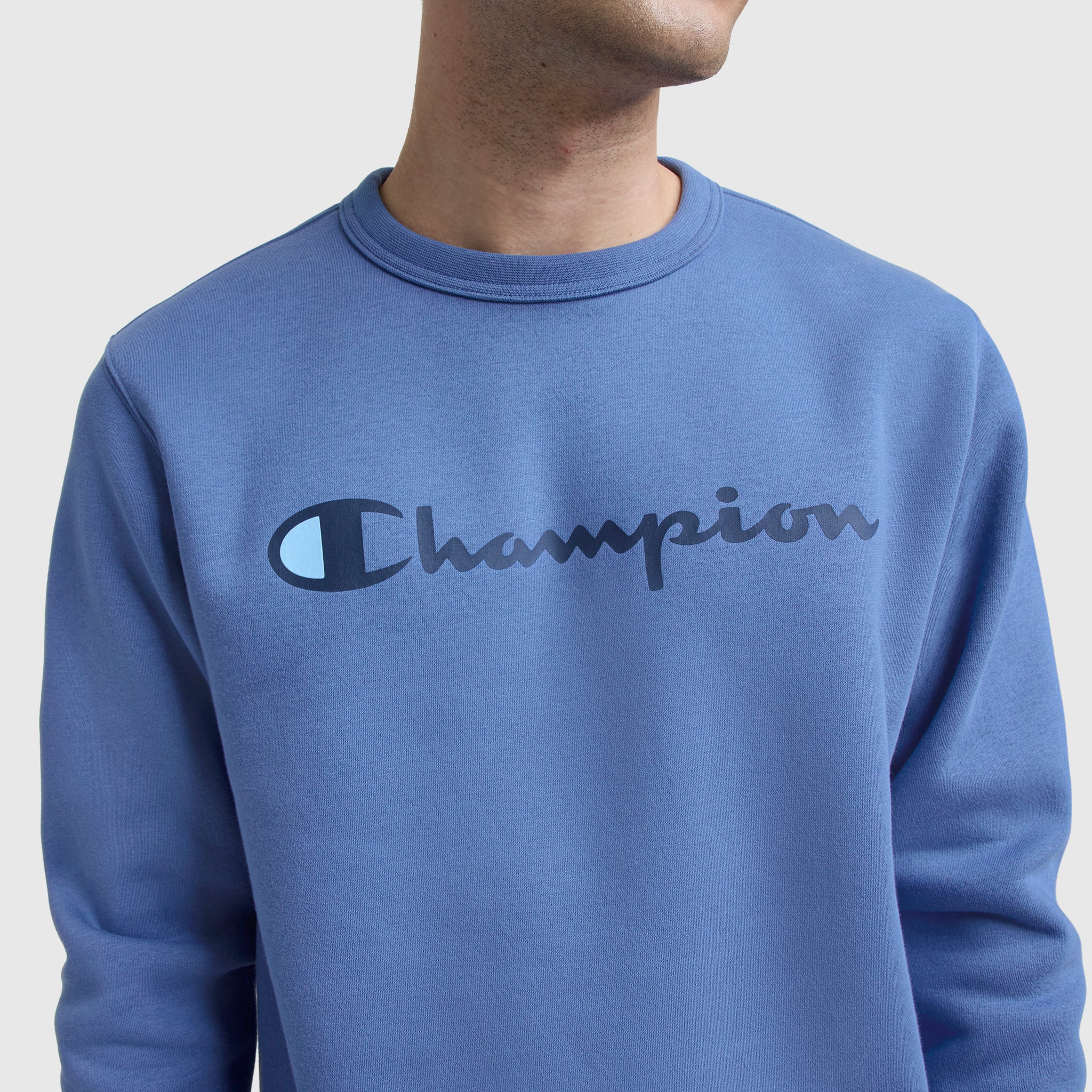 Powerblend Crewneck Sweatshirt, Script Logo