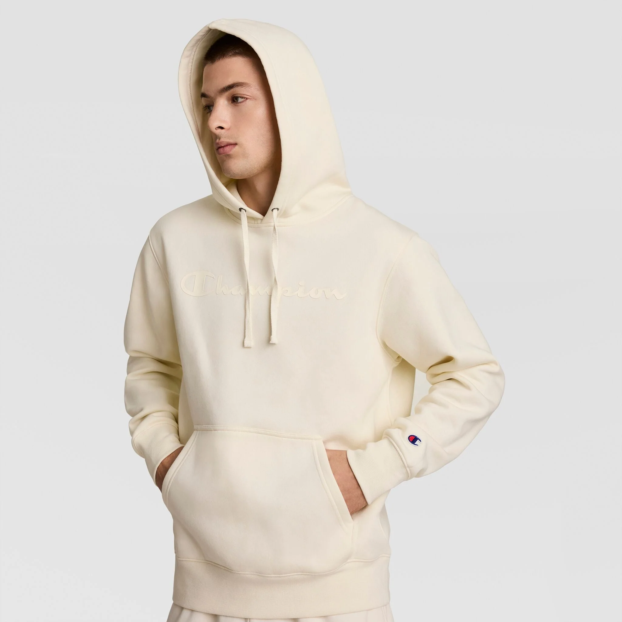 Powerblend Hoodie, Tonal Script Logo