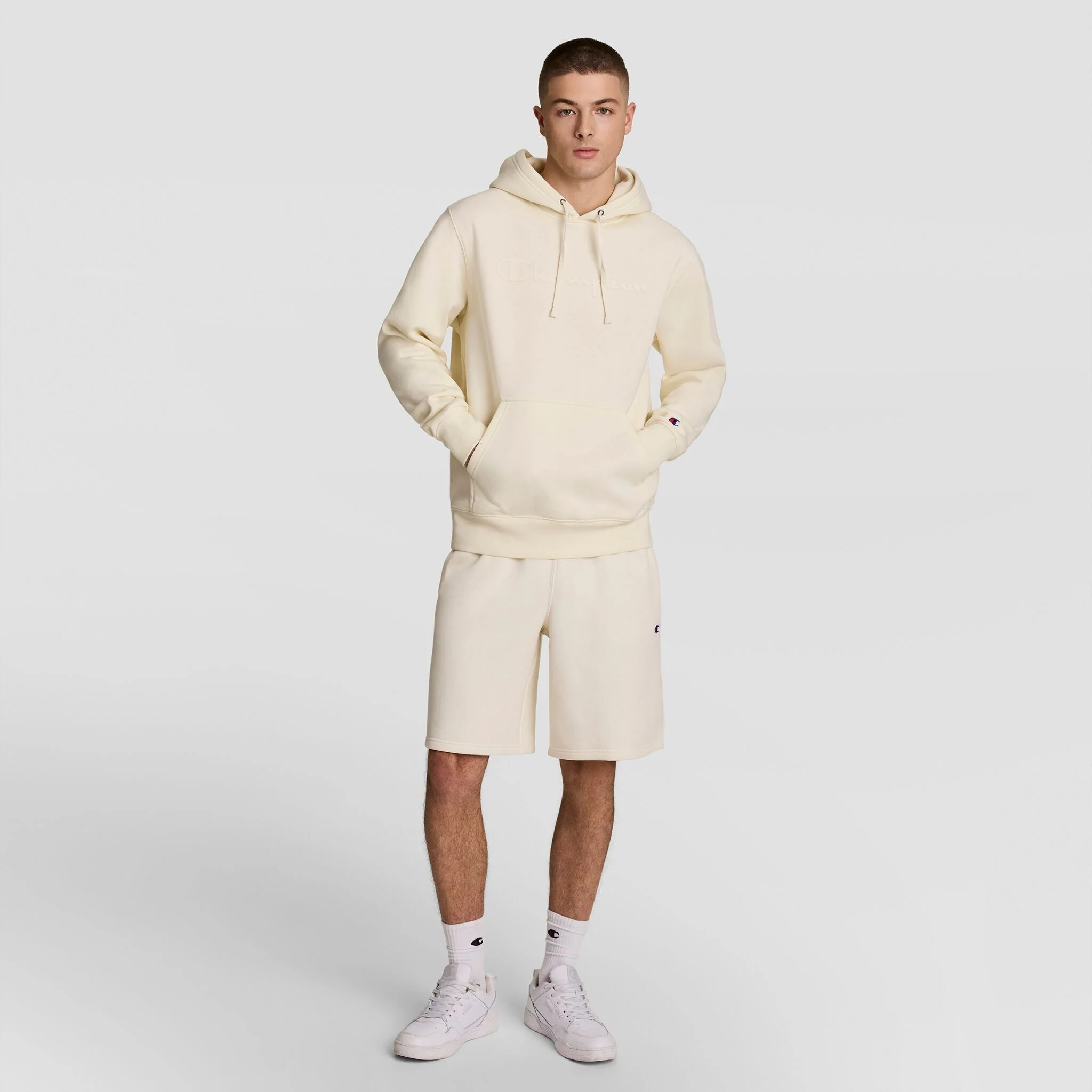 Powerblend Hoodie, Tonal Script Logo