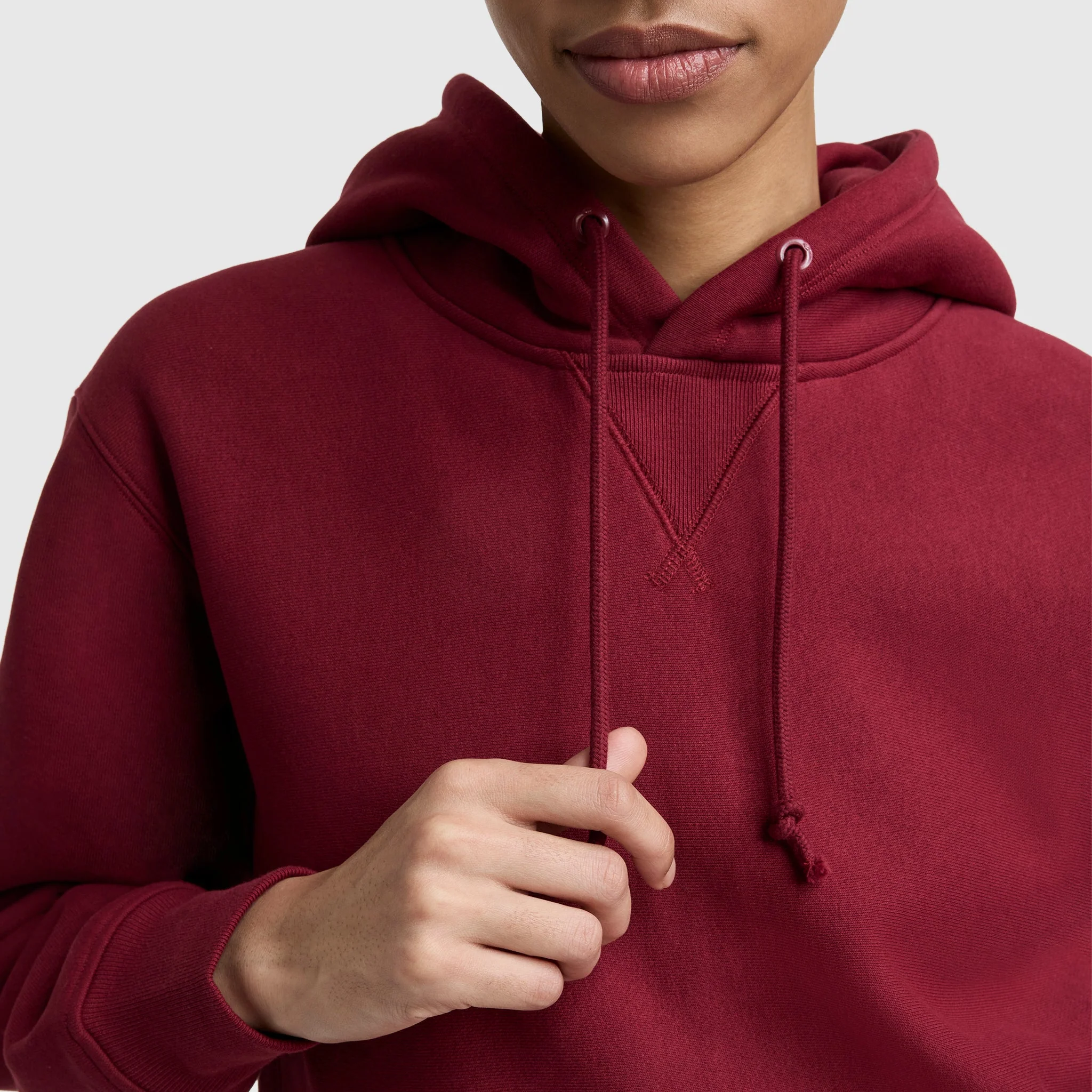 Reverse Weave Hoodie Sweatshirt