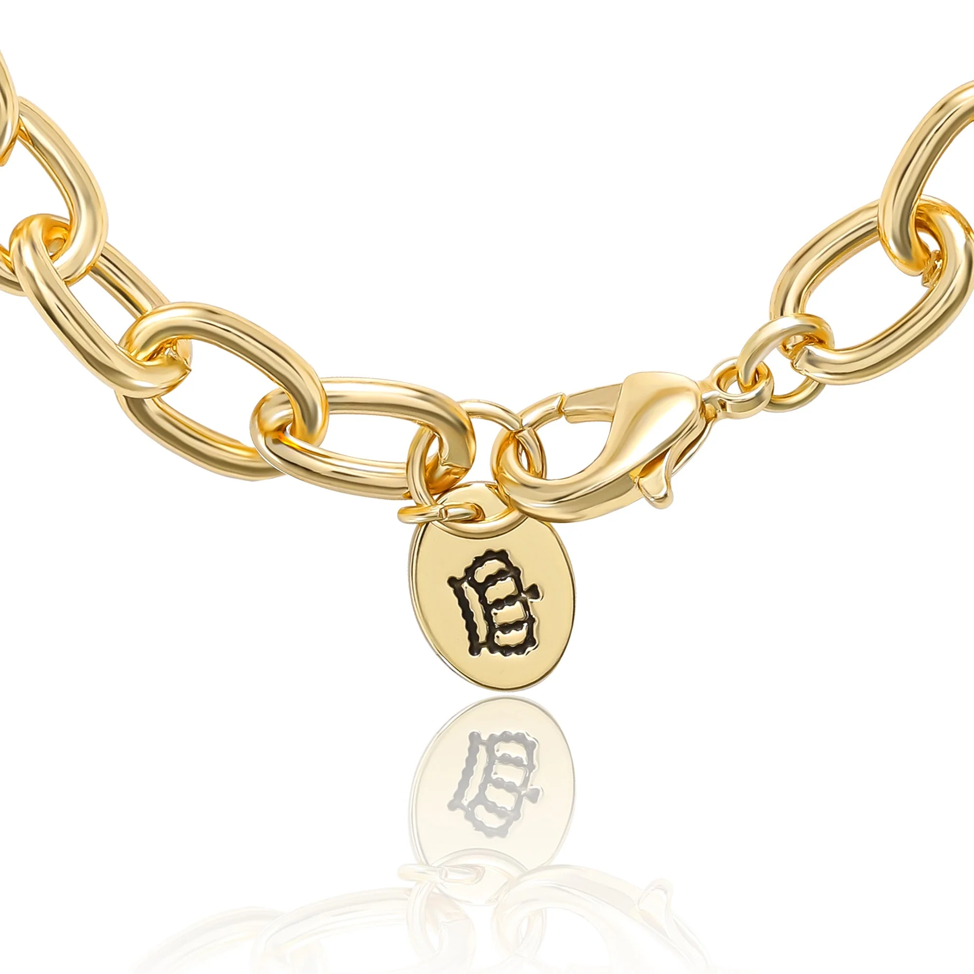 Pavé Initial Charm Bracelet, Letter K