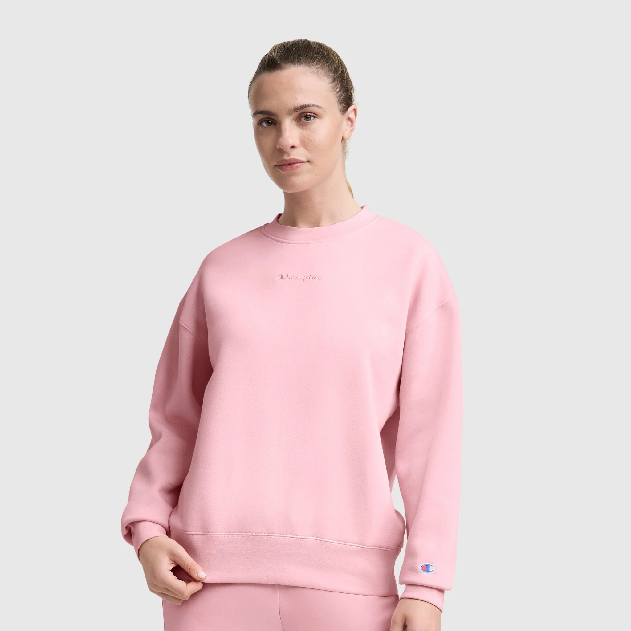 Powerblend Crewneck Sweatshirt, Embroidered Script Logo