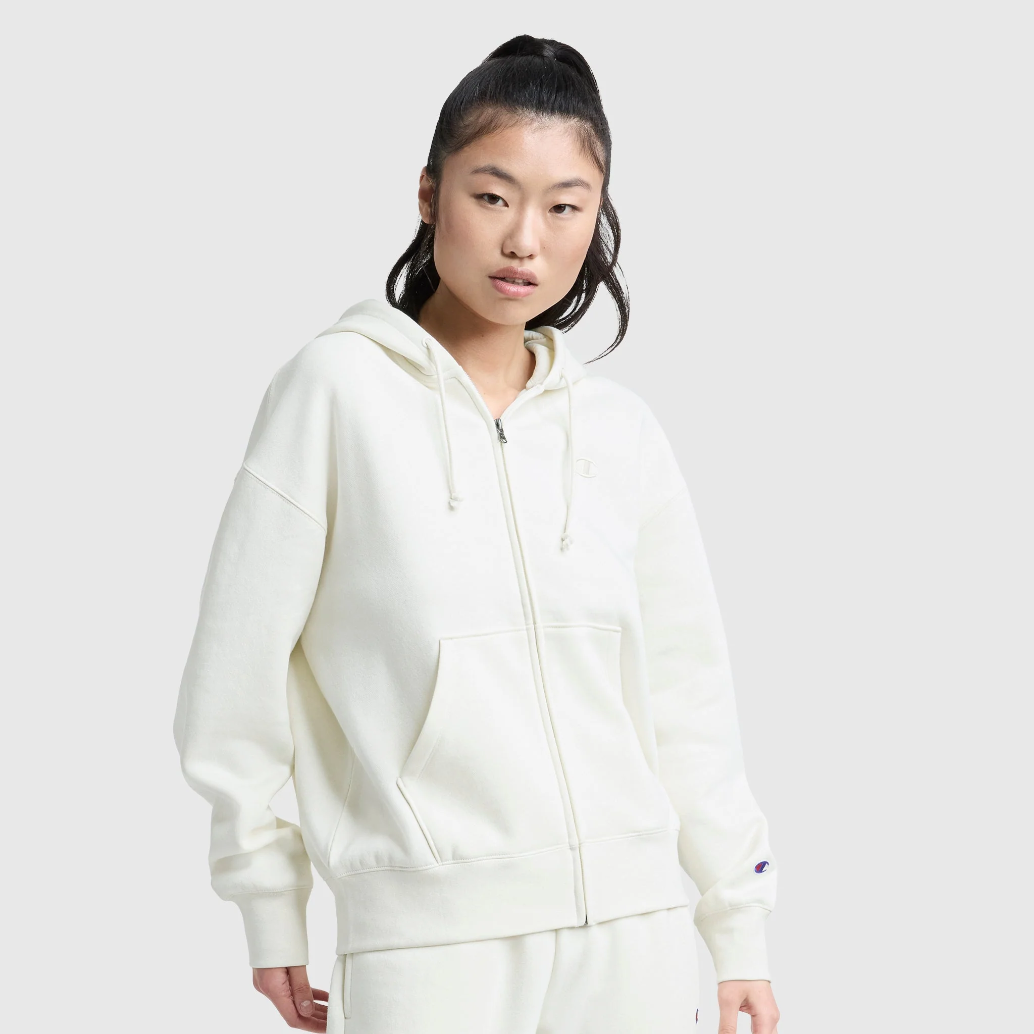 Powerblend Fleece Zip-Up Hoodie, C Logo