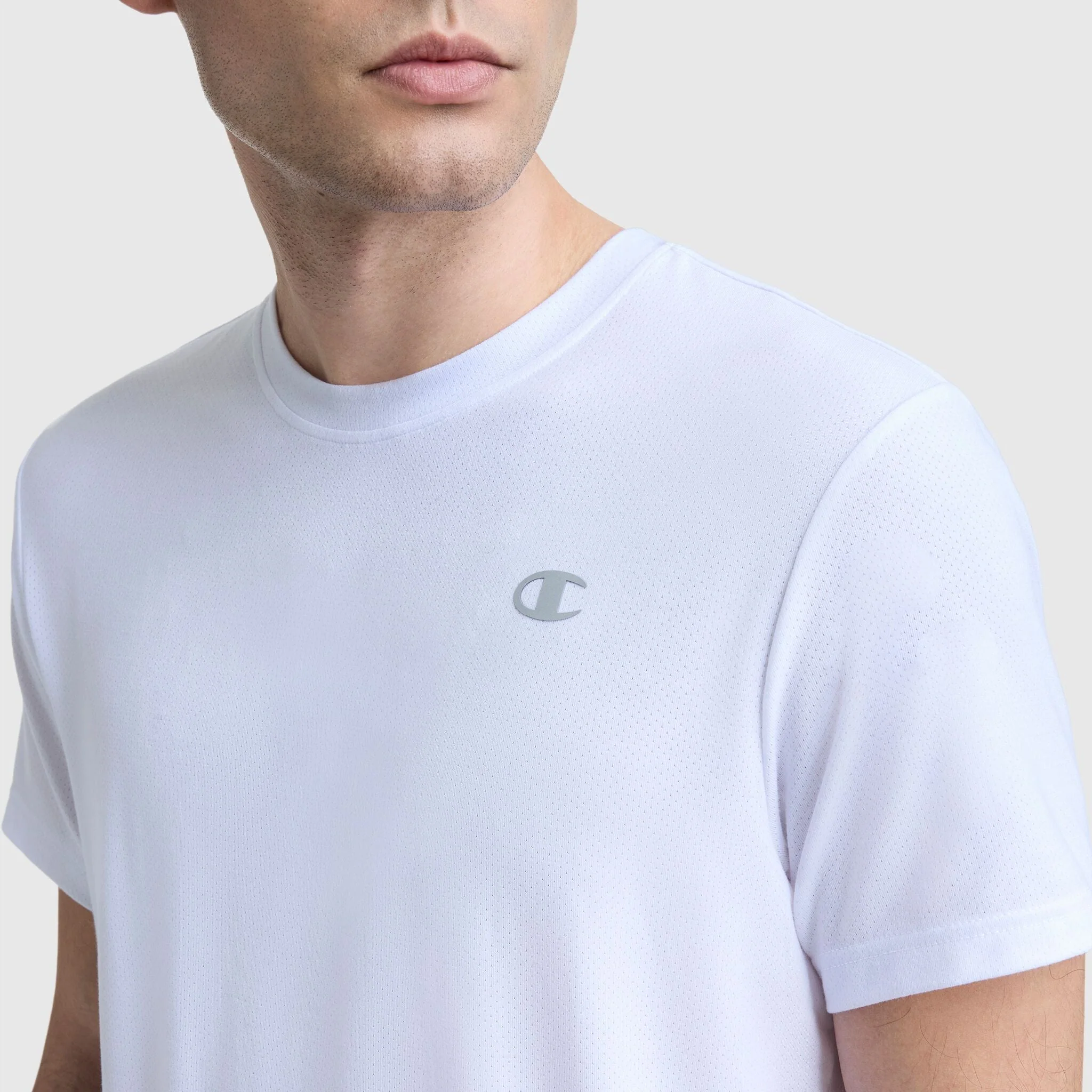 Sport Crewneck T-Shirt, Script Logo
