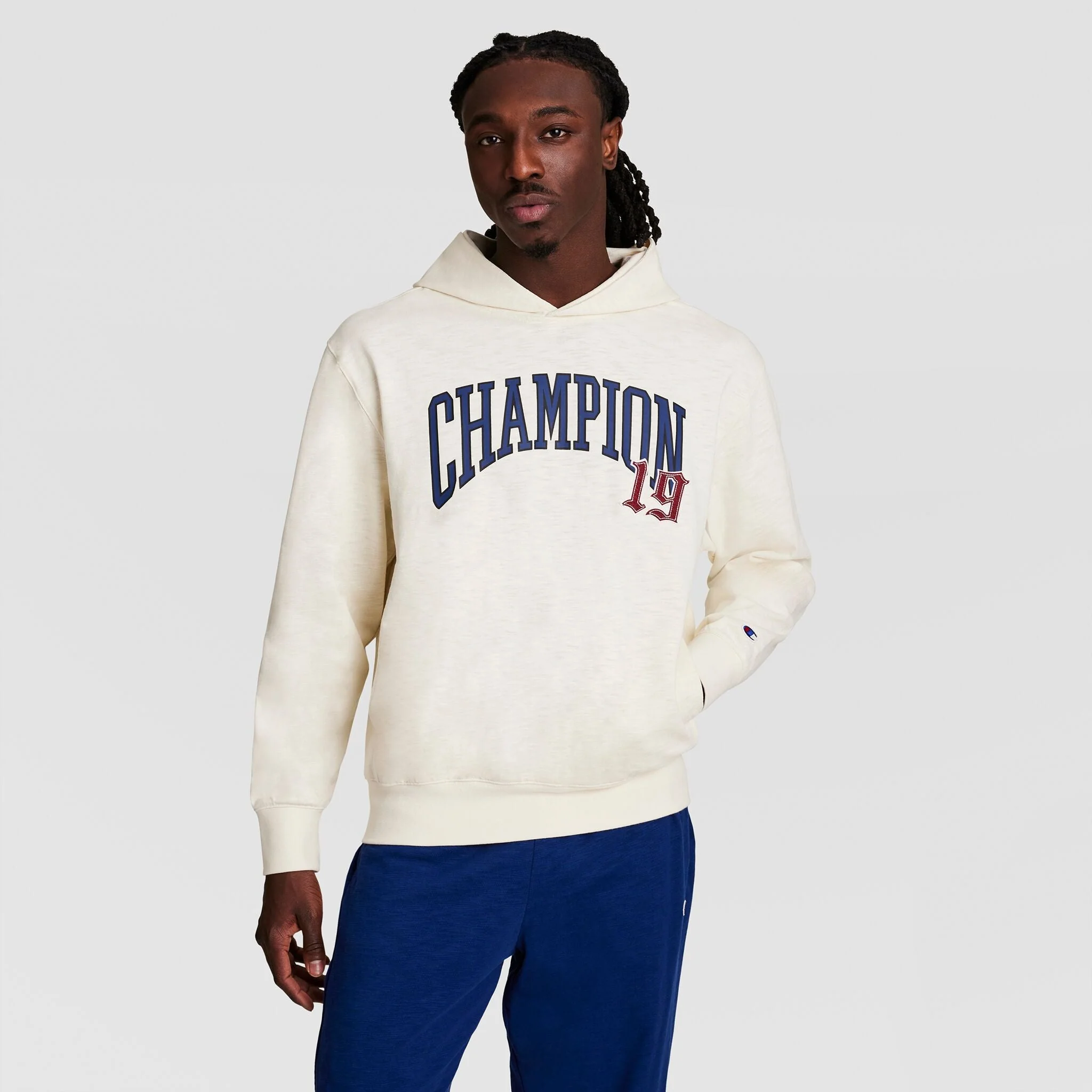 Modern Retro Washed Hoodie, C Logo