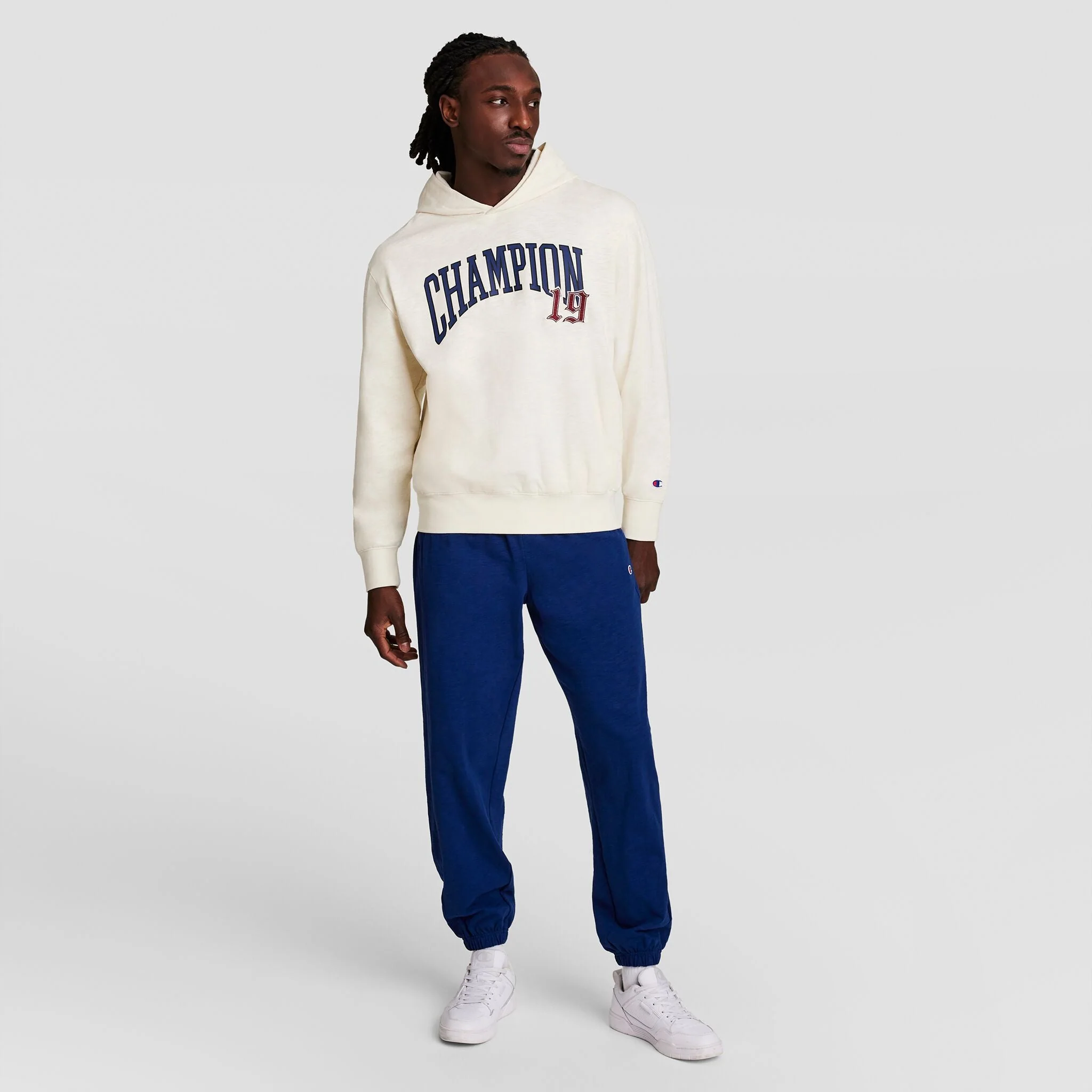 Modern Retro Washed Hoodie, C Logo
