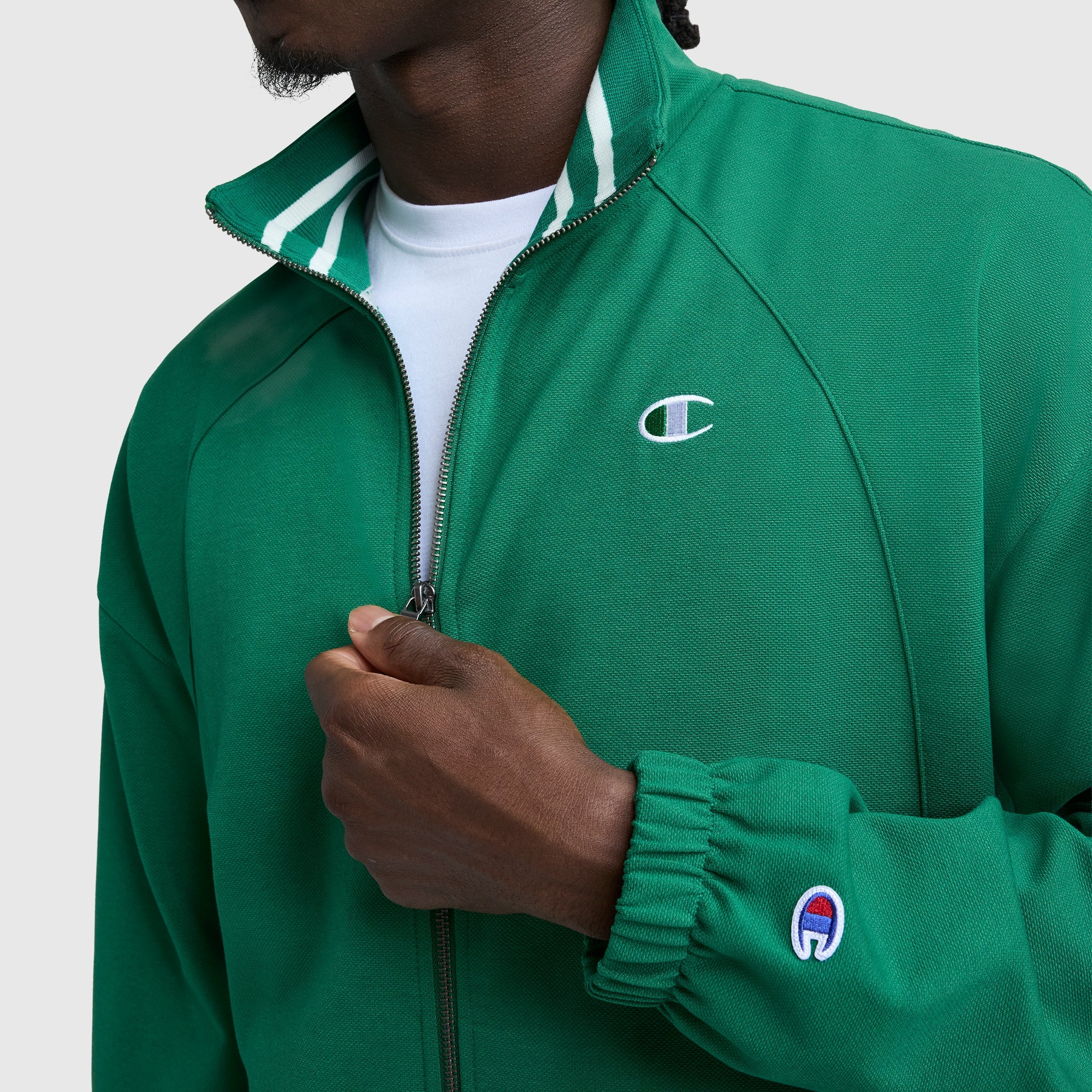 5034-gameday-full-zip-mock-neck-c-logo-3.jpg Gameday Full Zip Mock Neck, C Logo