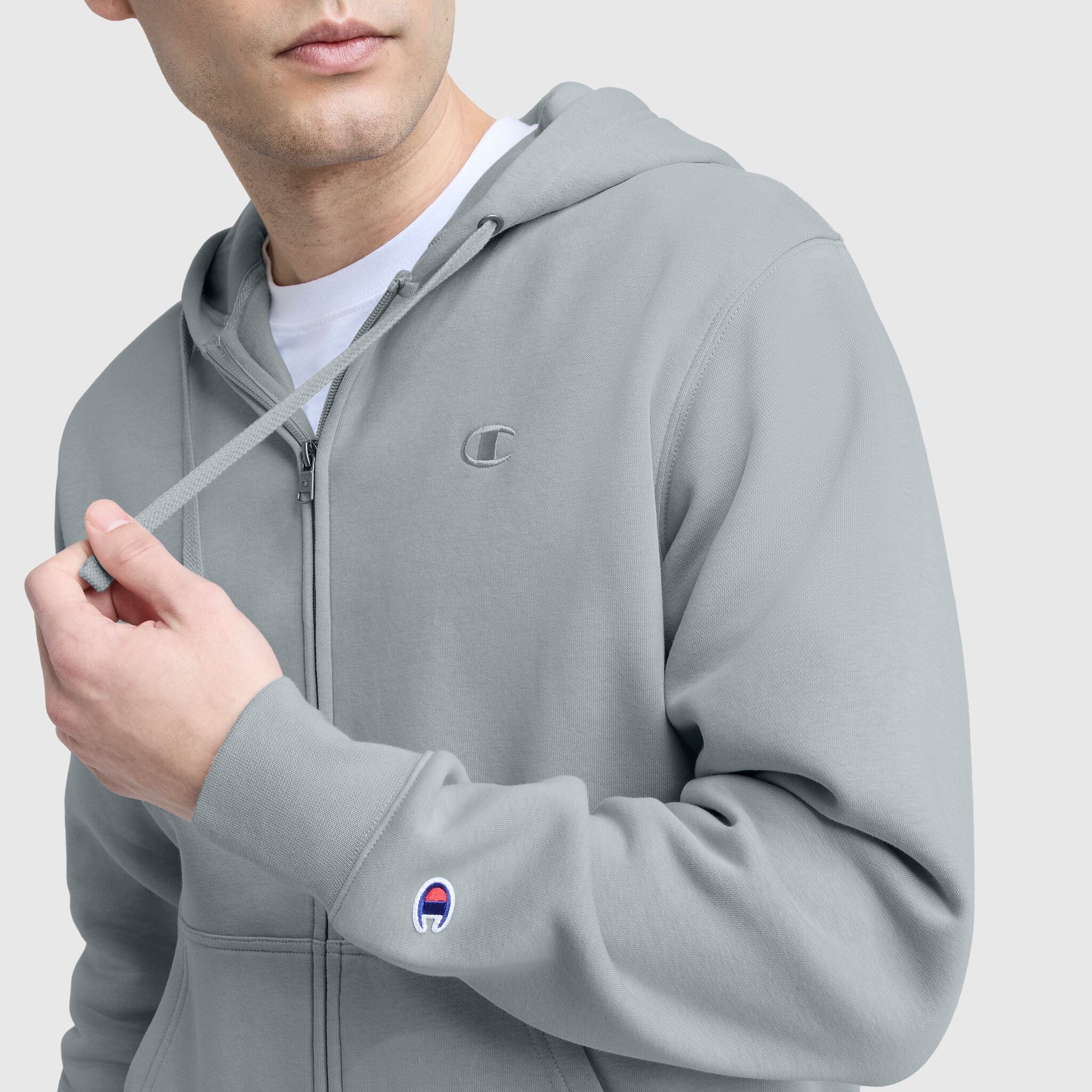 Powerblend Full-Zip Hoodie, C Logo