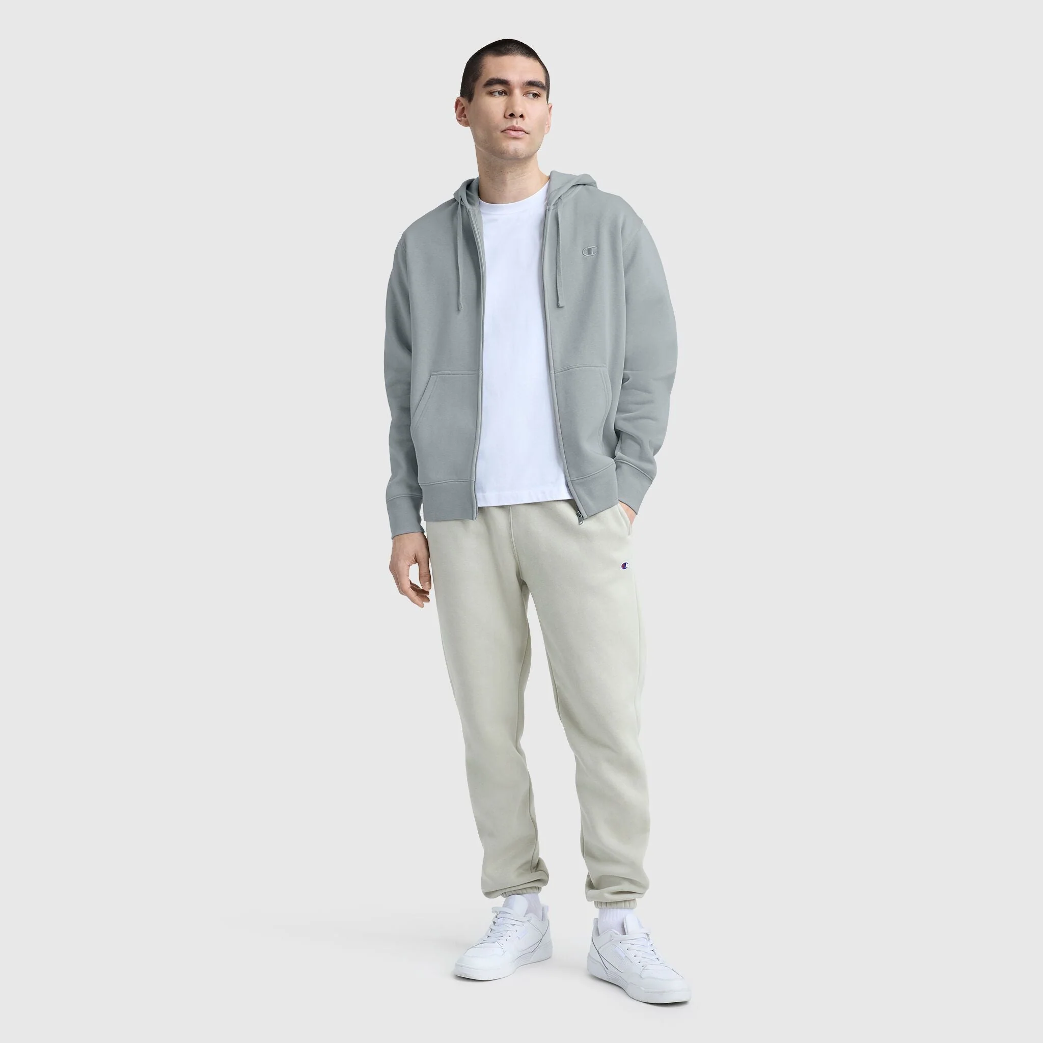 Powerblend Full-Zip Hoodie, C Logo